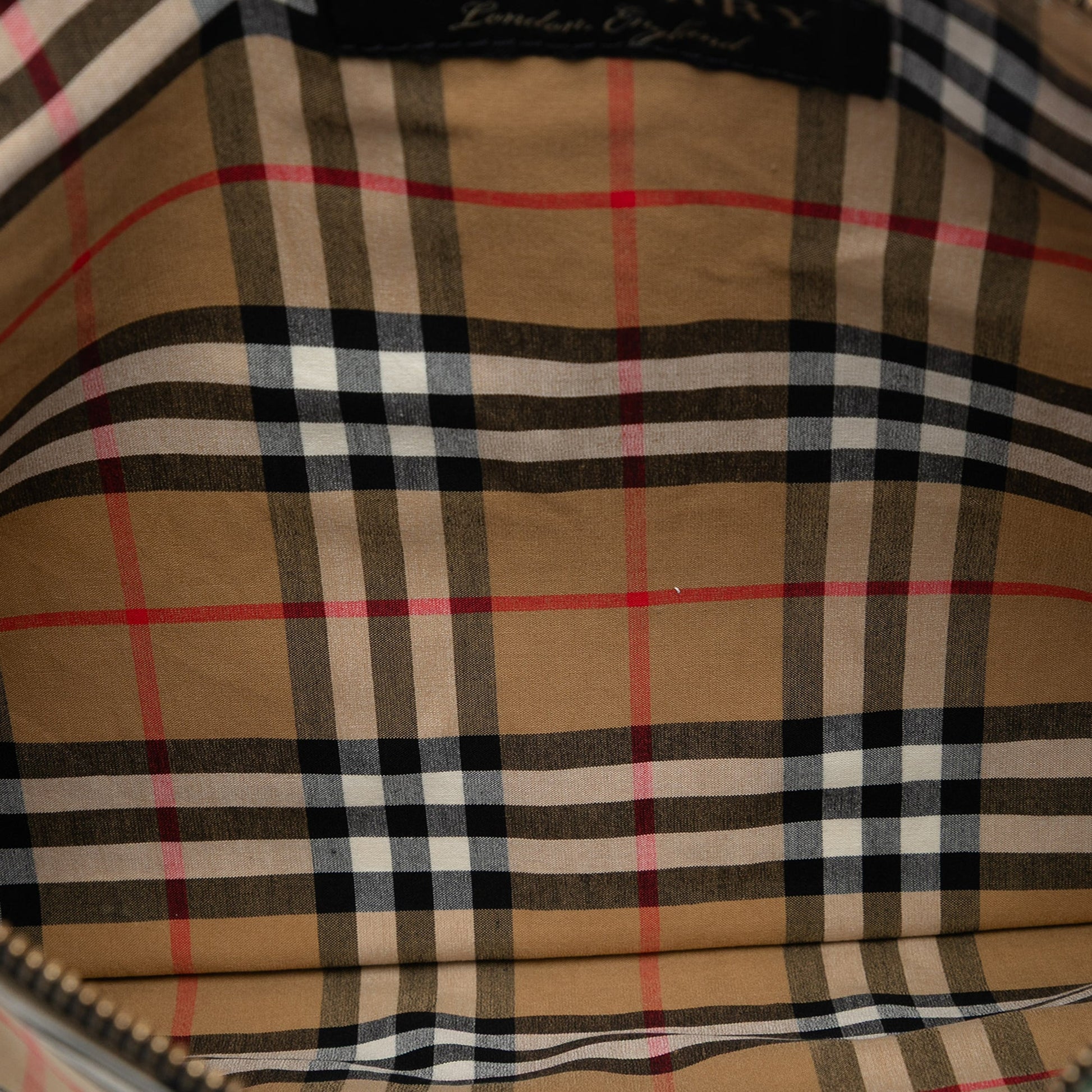Burberry House Check Canvas Rainbow Clutch