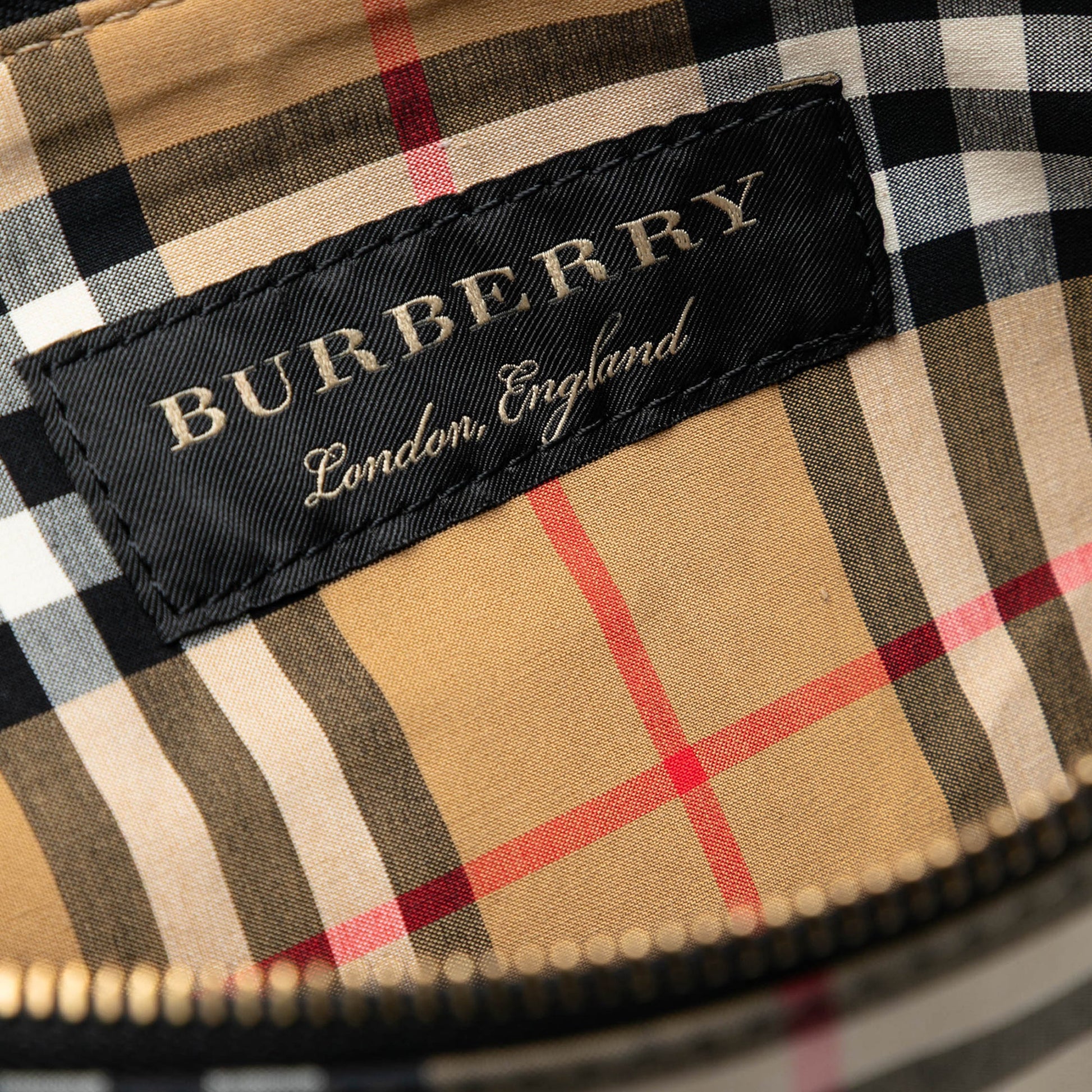 Burberry House Check Canvas Rainbow Clutch