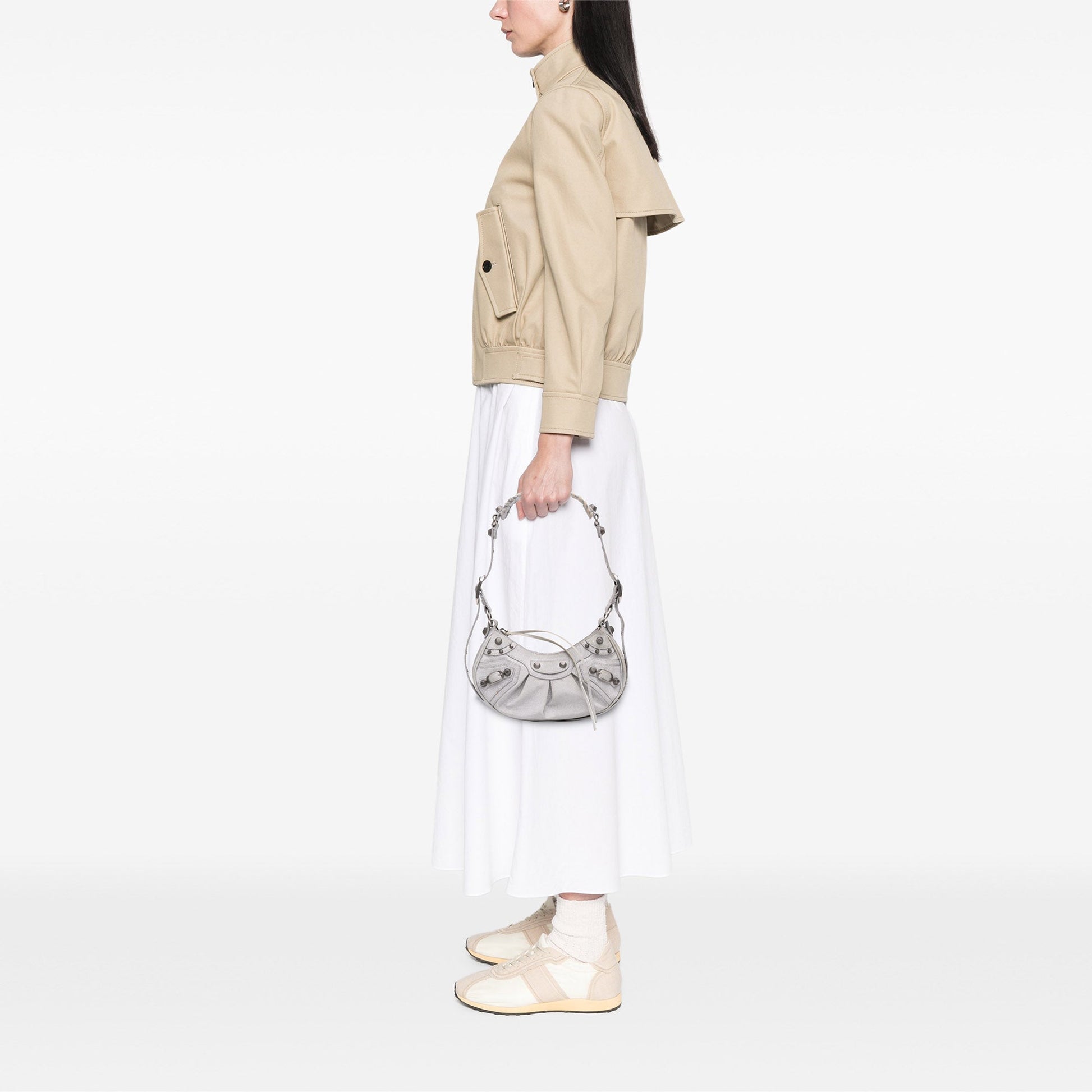 Balenciaga Sparkling Fabric Motocross Le Cagole XS
