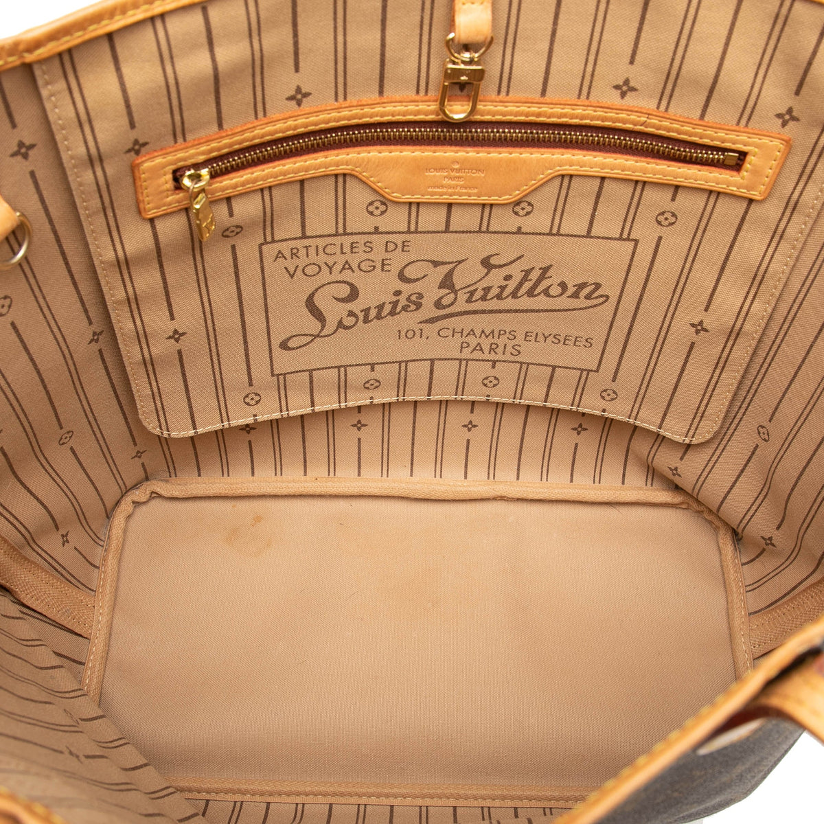 Louis Vuitton Monogram Neverfull MM — Brown