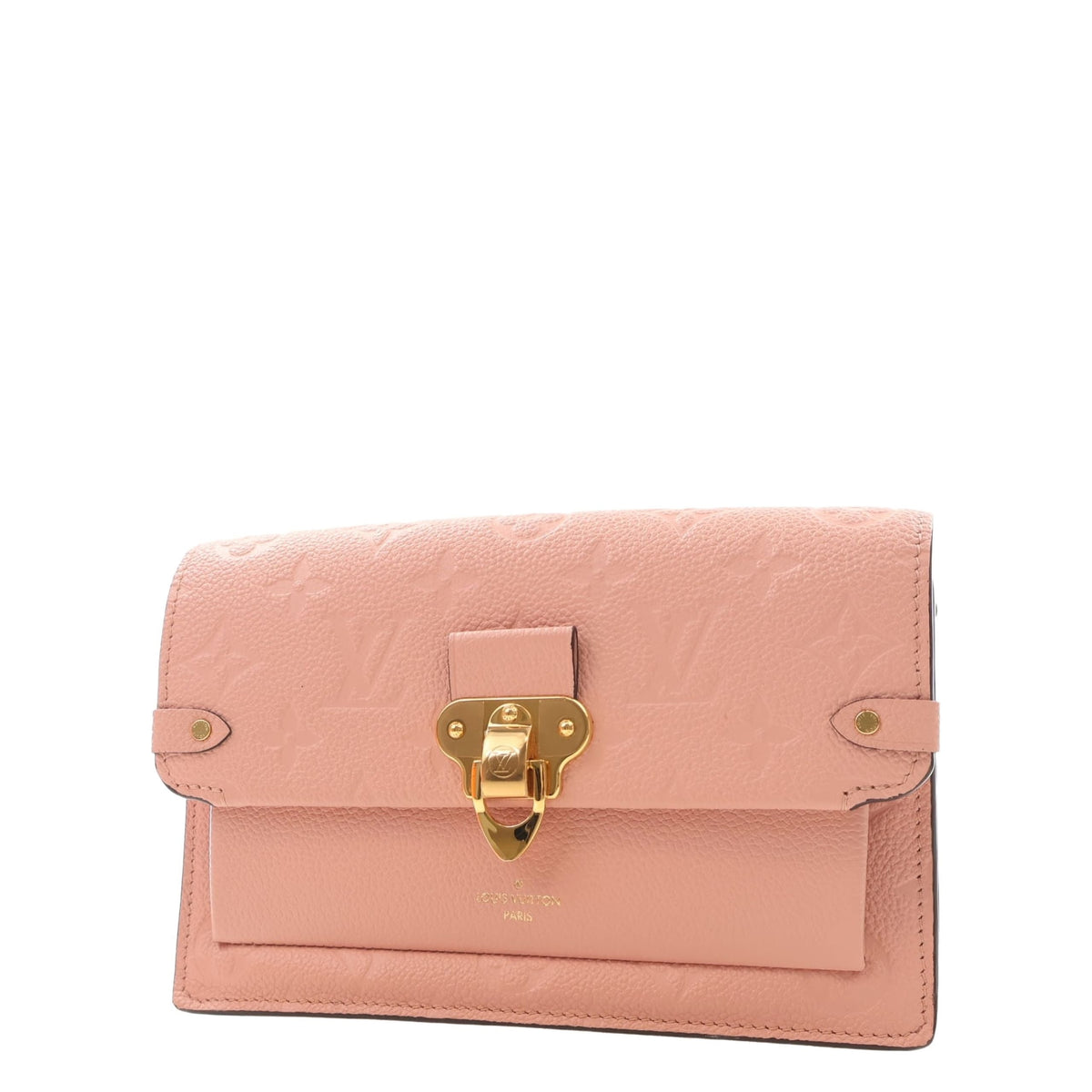 Louis Vuitton Monogram Empreinte Vavin Wallet on Chain — Pink
