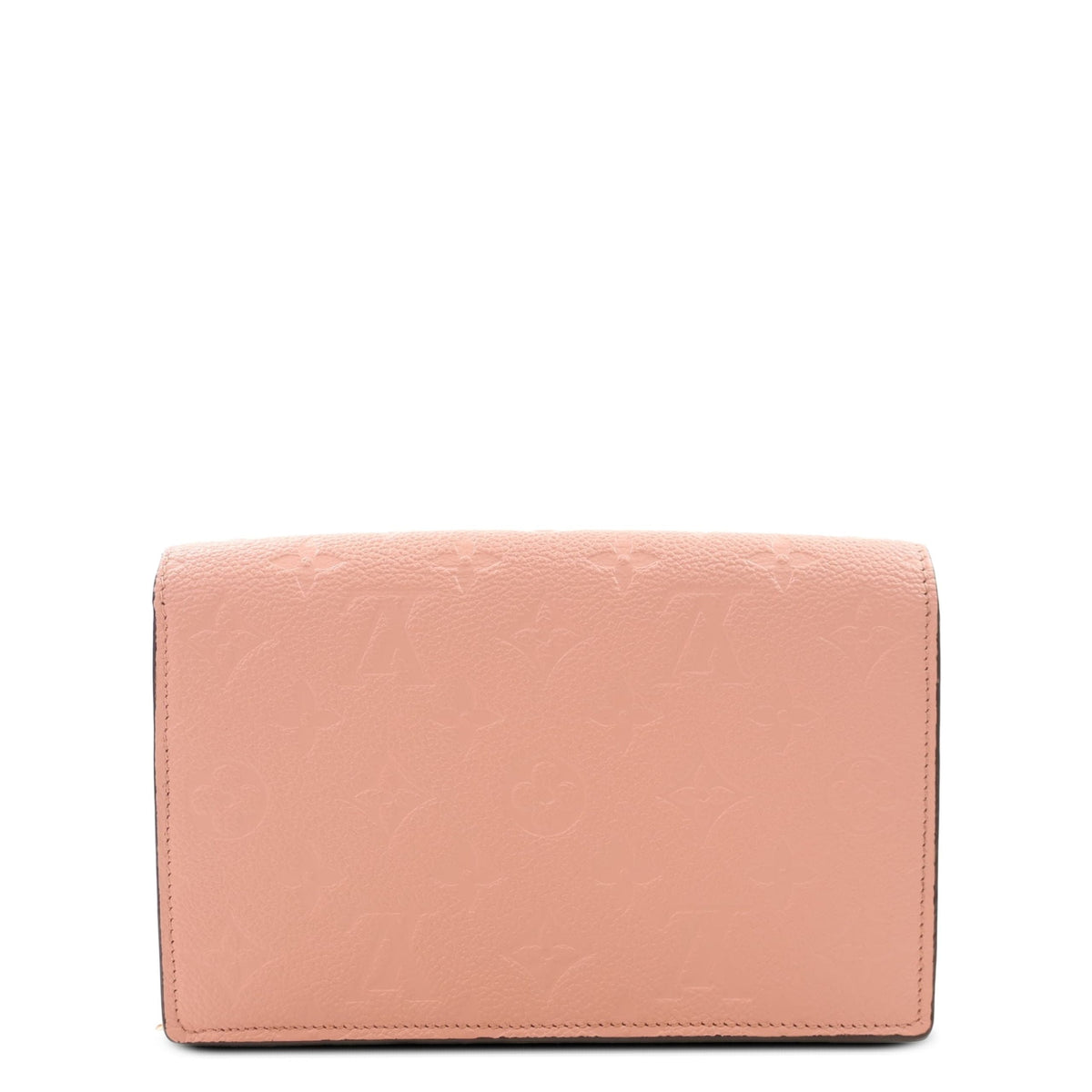 Louis Vuitton Monogram Empreinte Vavin Wallet on Chain — Pink