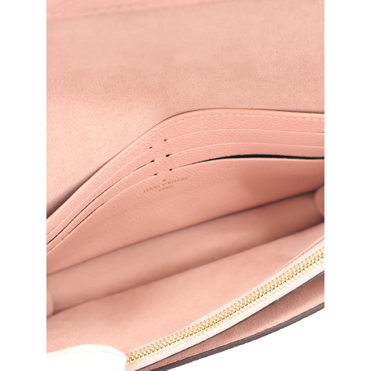 Louis Vuitton Monogram Empreinte Vavin Wallet on Chain — Pink