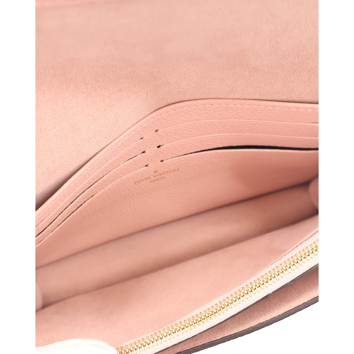 Louis Vuitton Monogram Empreinte Vavin Wallet on Chain — Pink