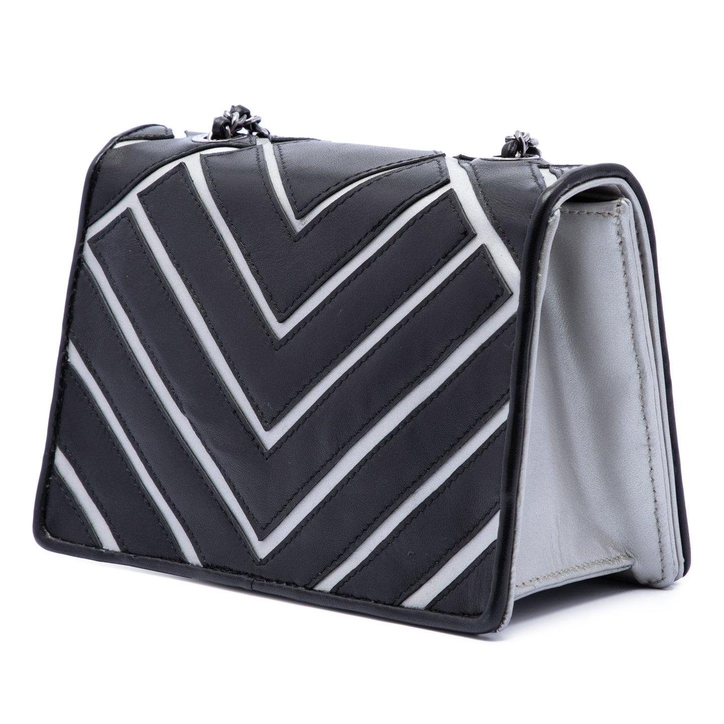 Chanel Small Chevron Lambskin Couture Flap