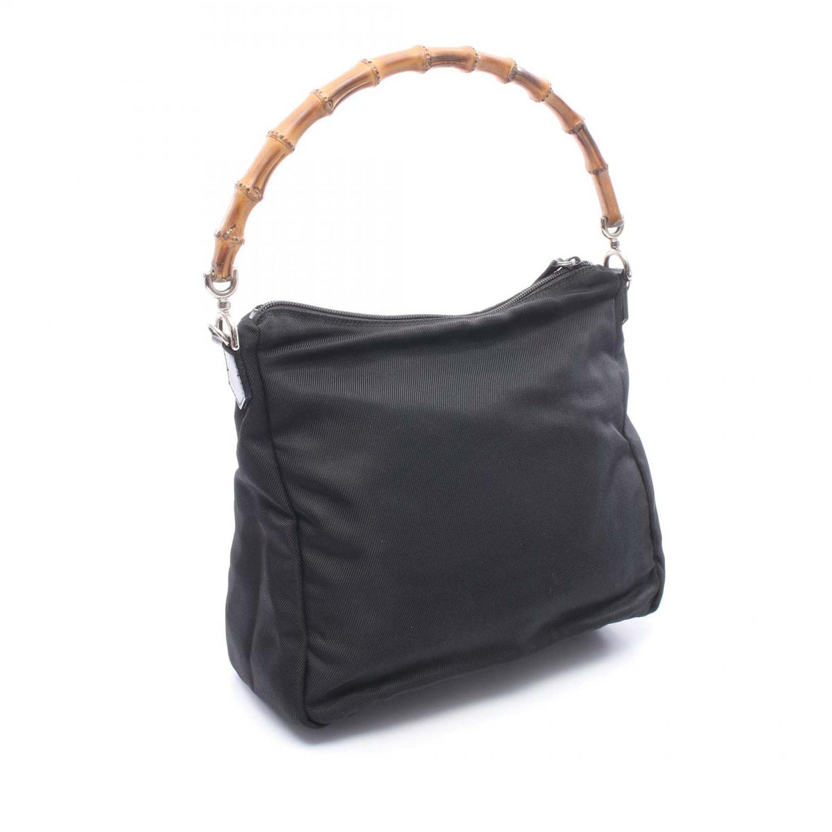 Gucci Canvas Bamboo Satchel