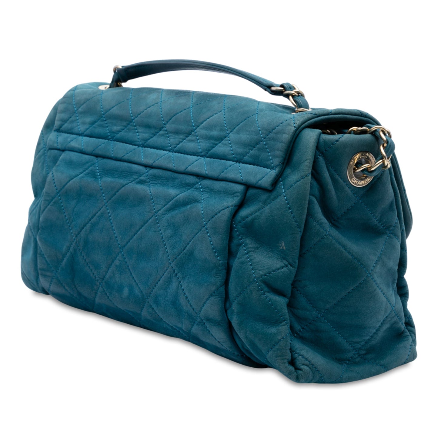 Chanel Large Quilted Iridescent Calfskin Chic Quilt Flap