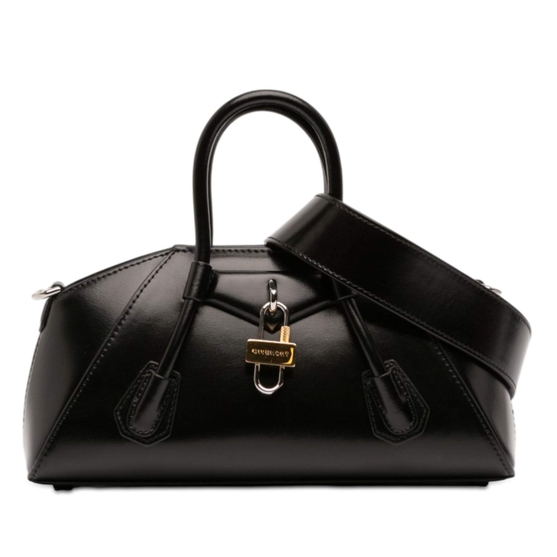 Mini Box Calfskin Antigona Stretch Top Handle Bag