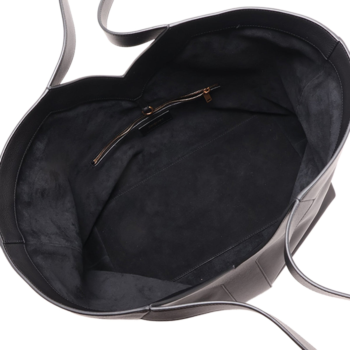 Saint Laurent Leather Y Tote — Black