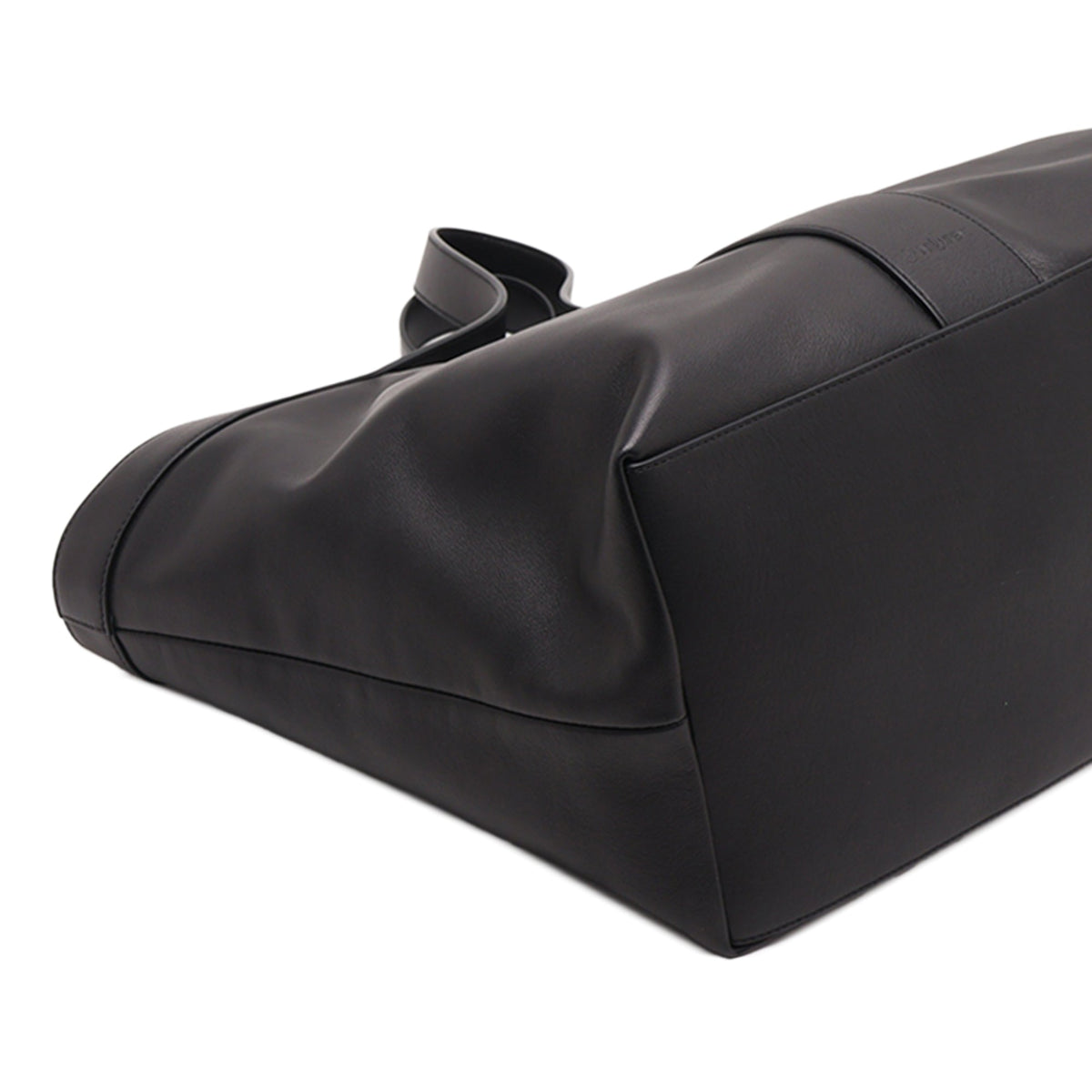 Saint Laurent Leather Y Tote — Black