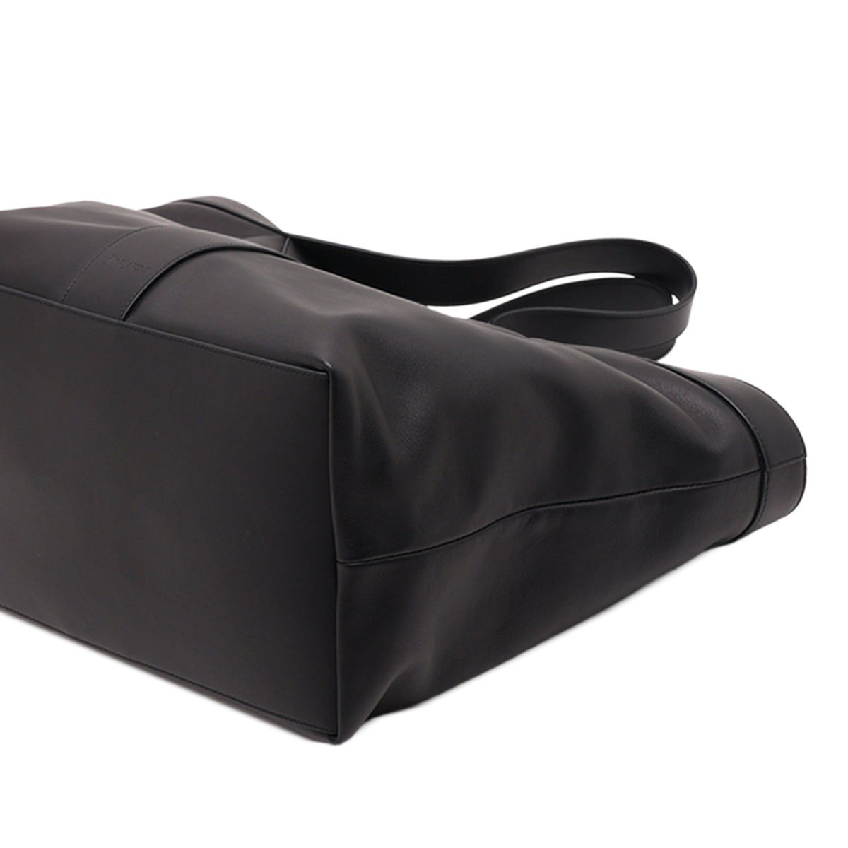 Saint Laurent Leather Y Tote — Black
