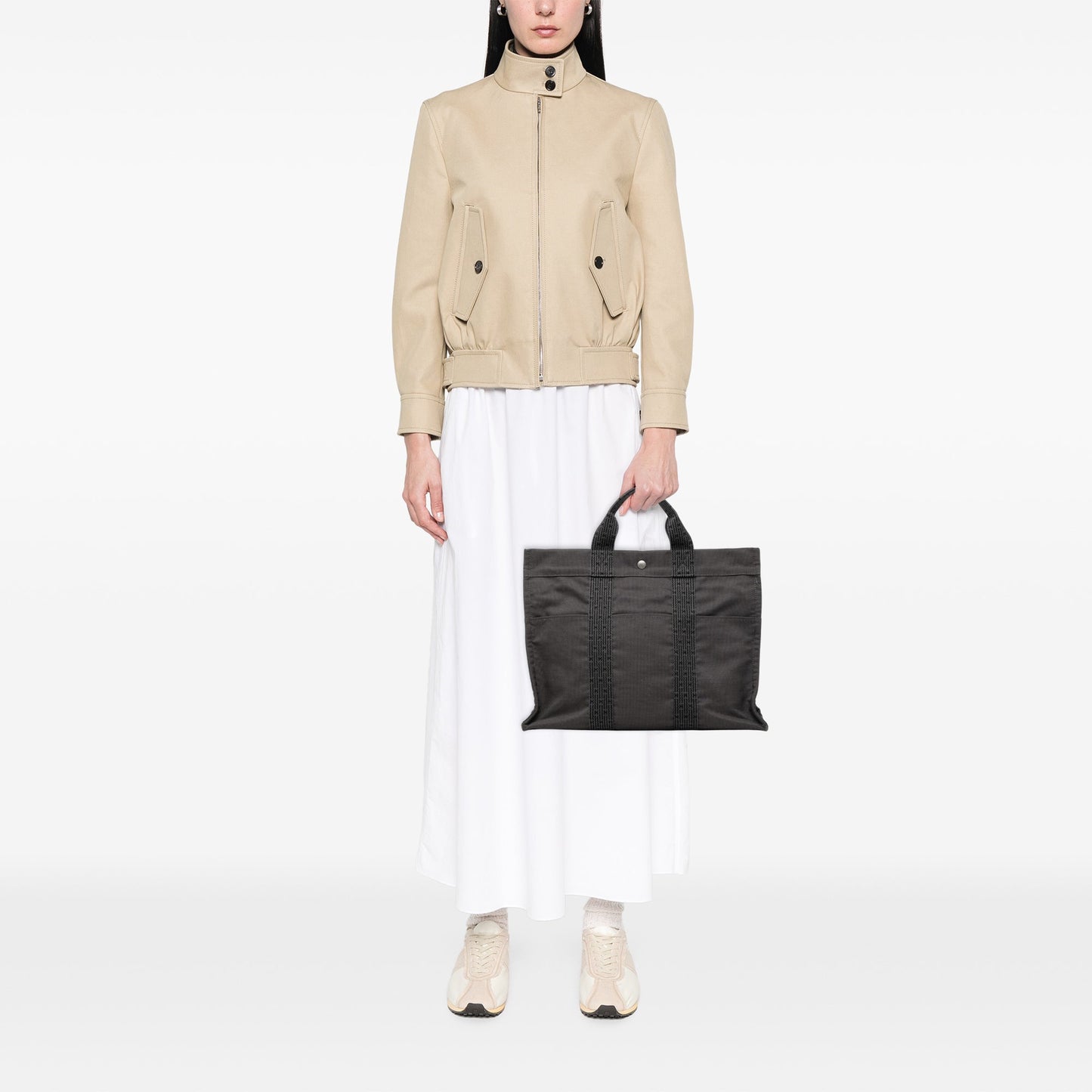 Hermès Canvas Herline MM
