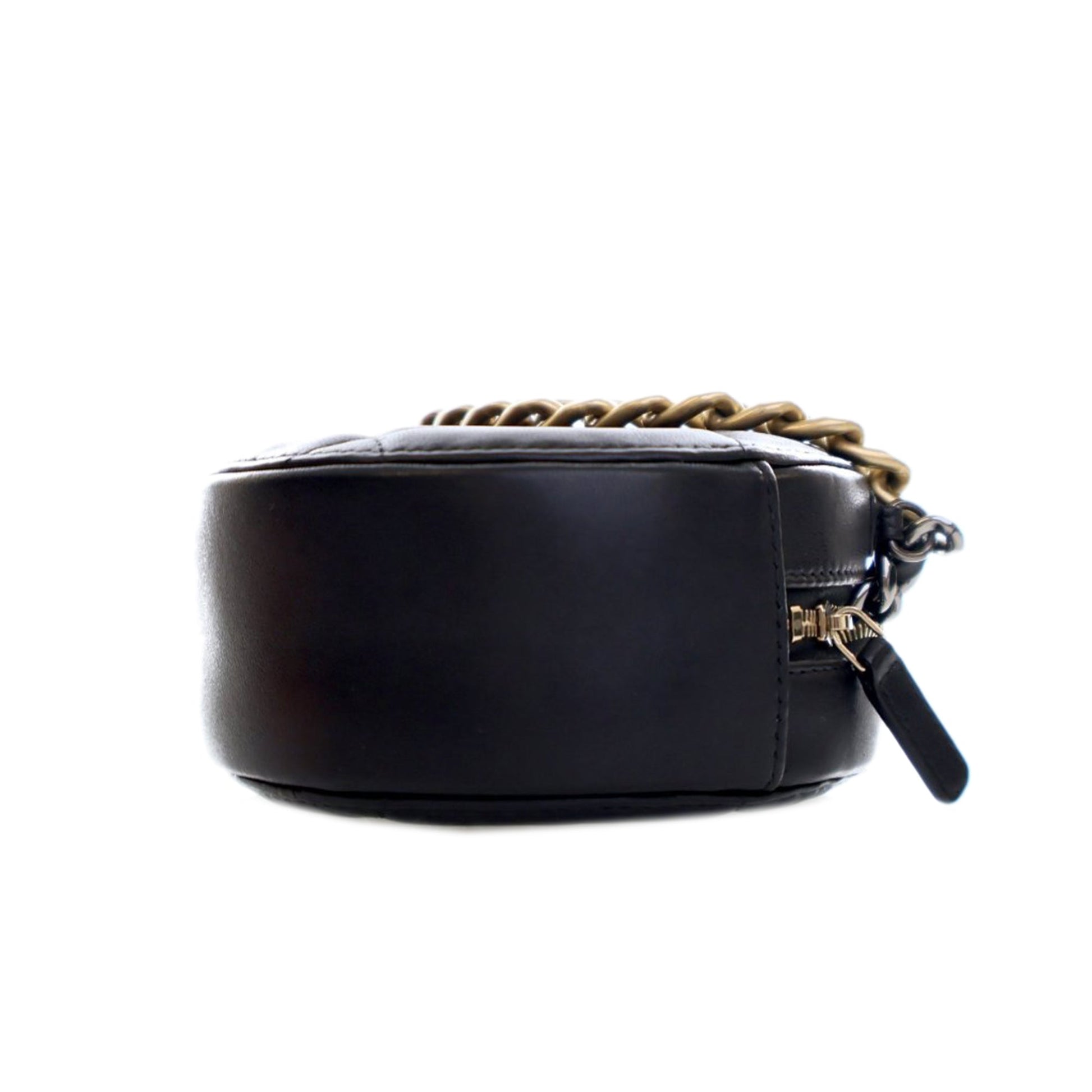 Chanel Lambskin 19 Round Clutch with Chain