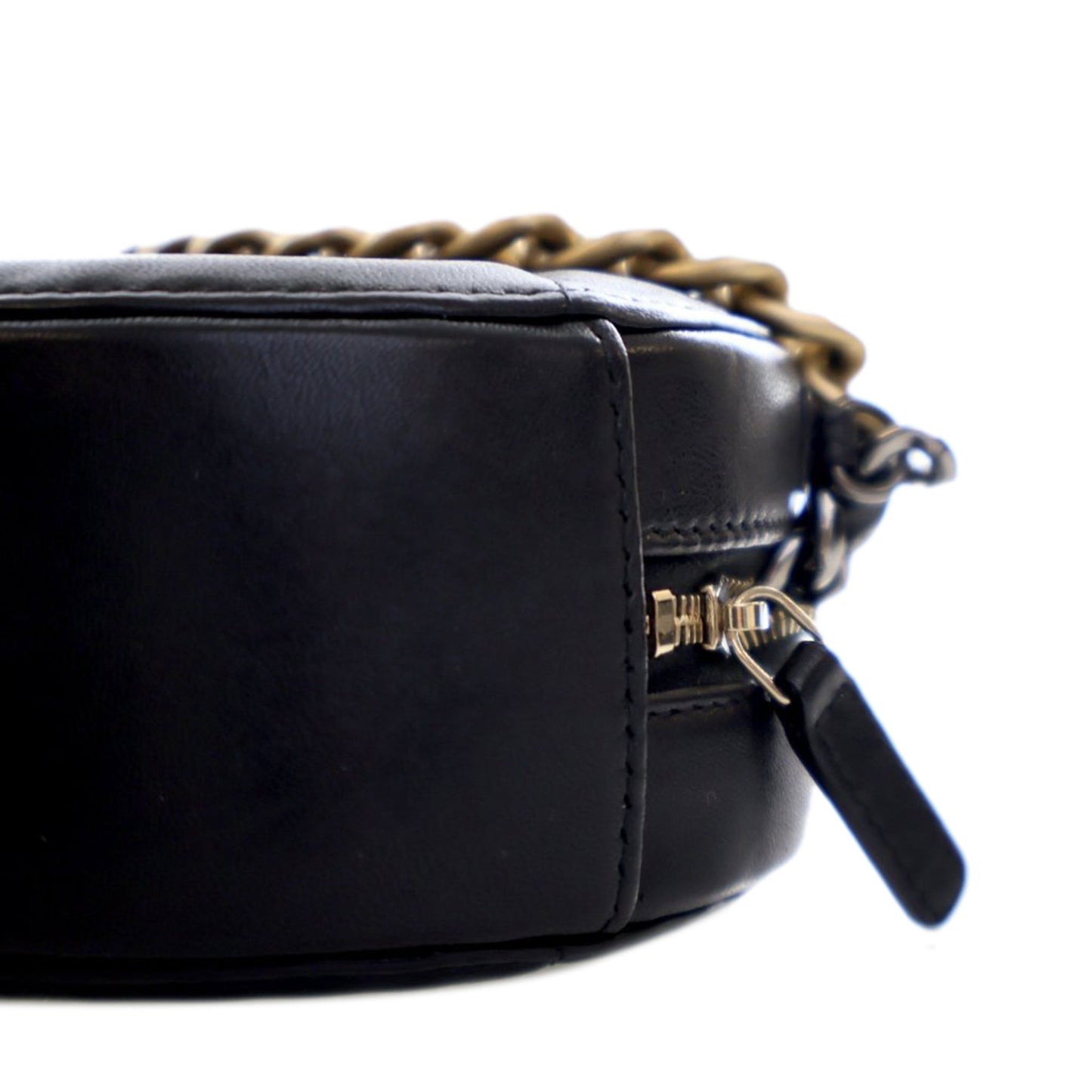 Chanel Lambskin 19 Round Clutch with Chain