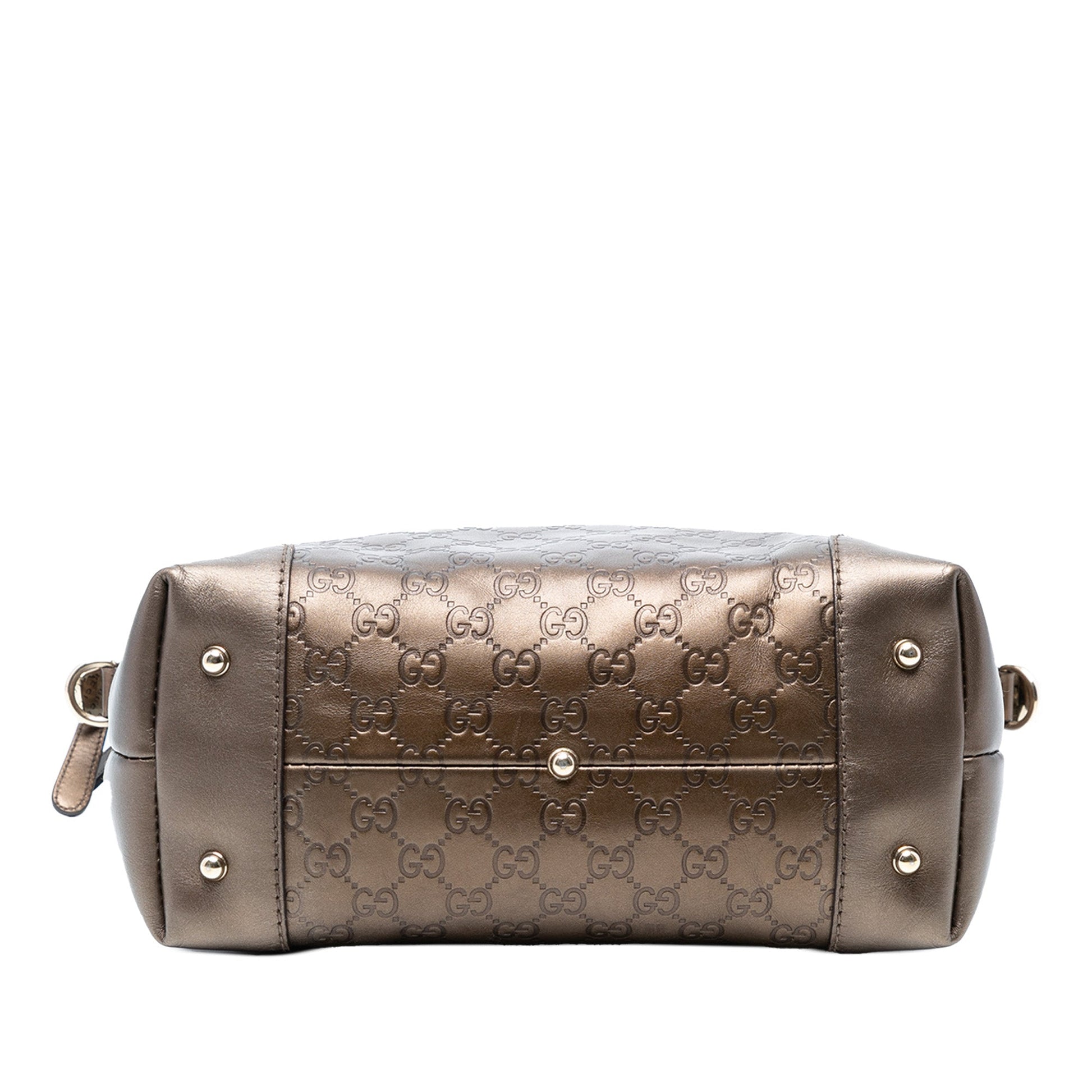 Gucci Metallic Guccissima Heart Bit Tote