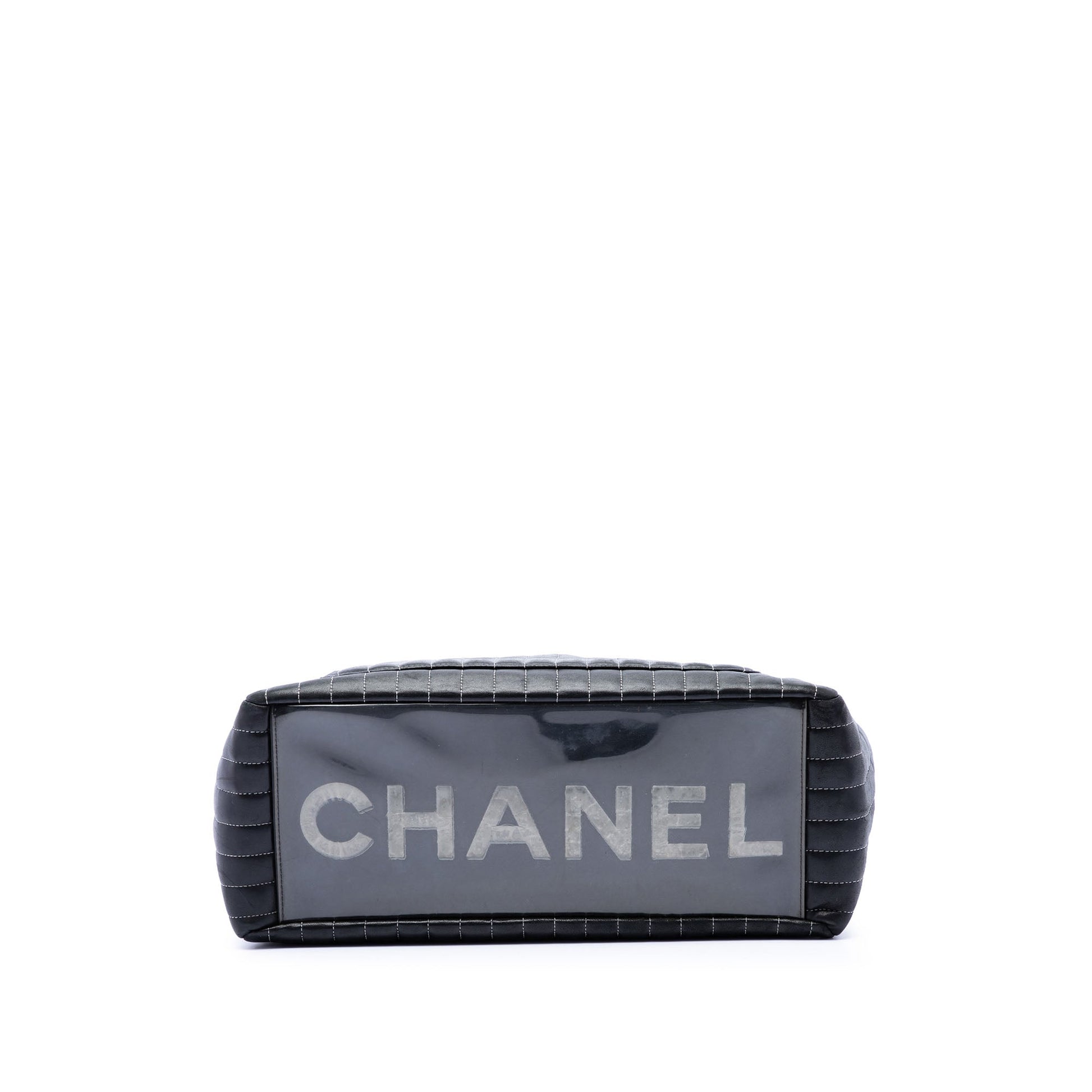 Chanel Large Lambskin Vertical Quilted Mademoiselle Tote