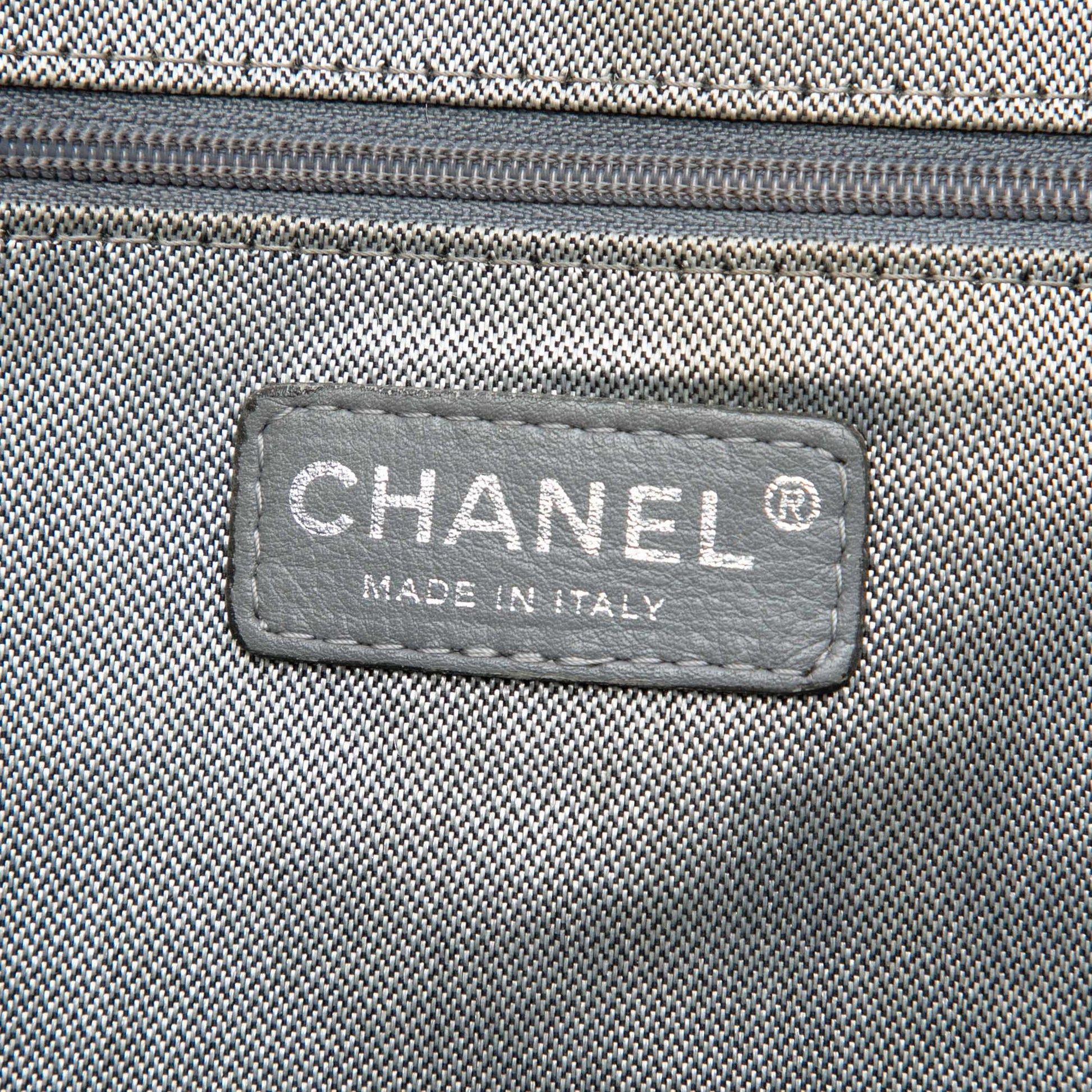 Chanel Large Lambskin Vertical Quilted Mademoiselle Tote