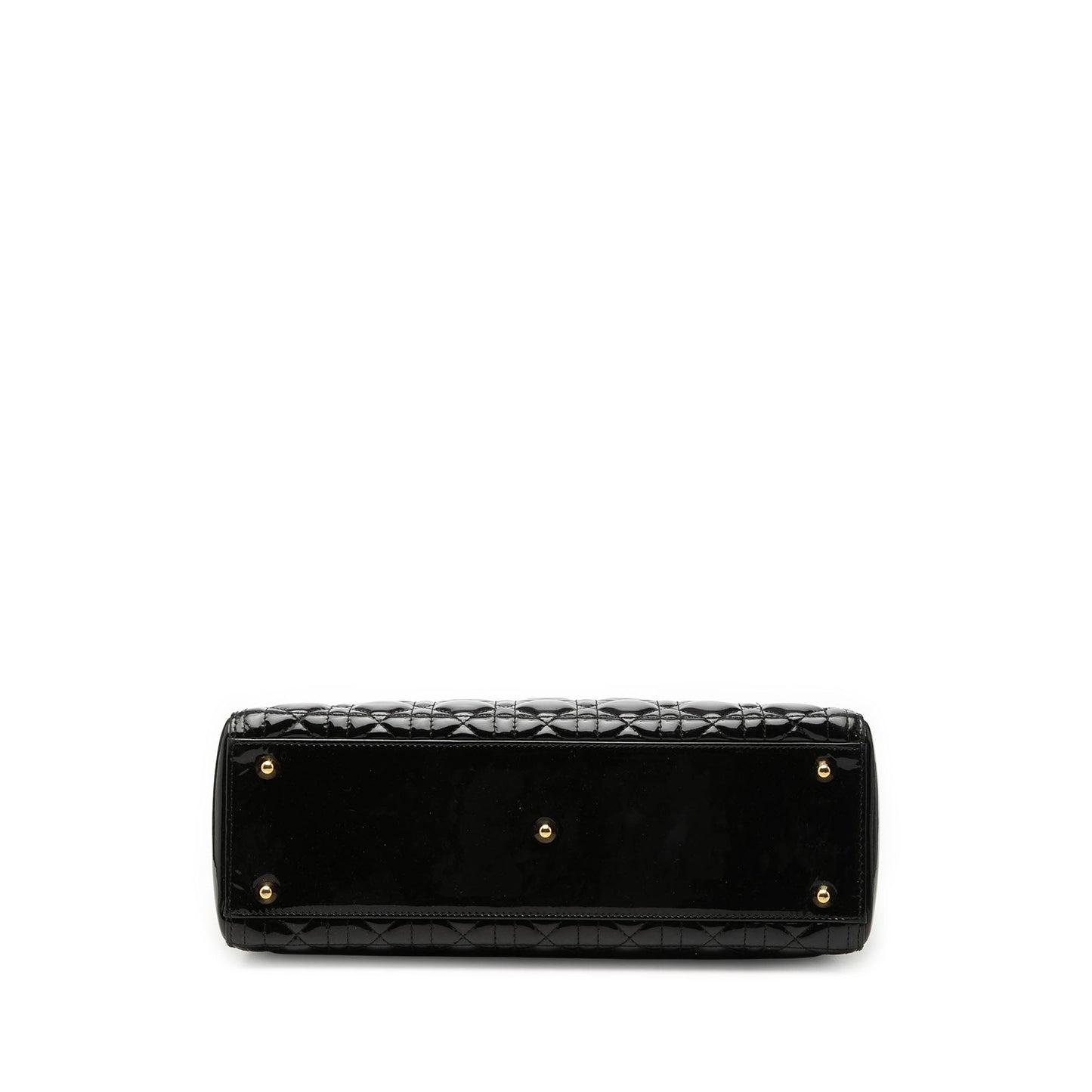 Dior Large Patent Cannage Lady Dior