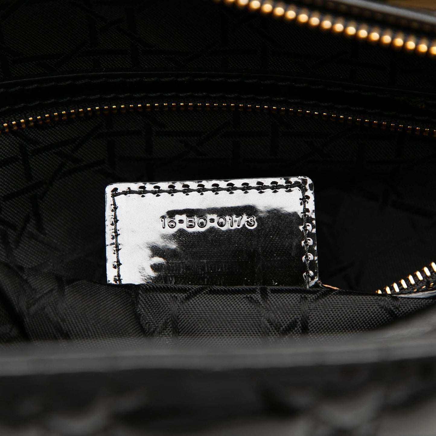 Dior Large Patent Cannage Lady Dior