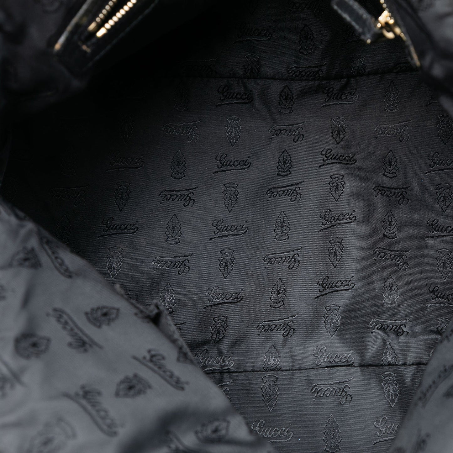Gucci Large Patent Hysteria Satchel