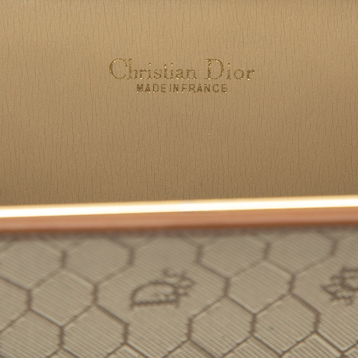 Dior Honeycomb Coated Canvas Chain Crossbody