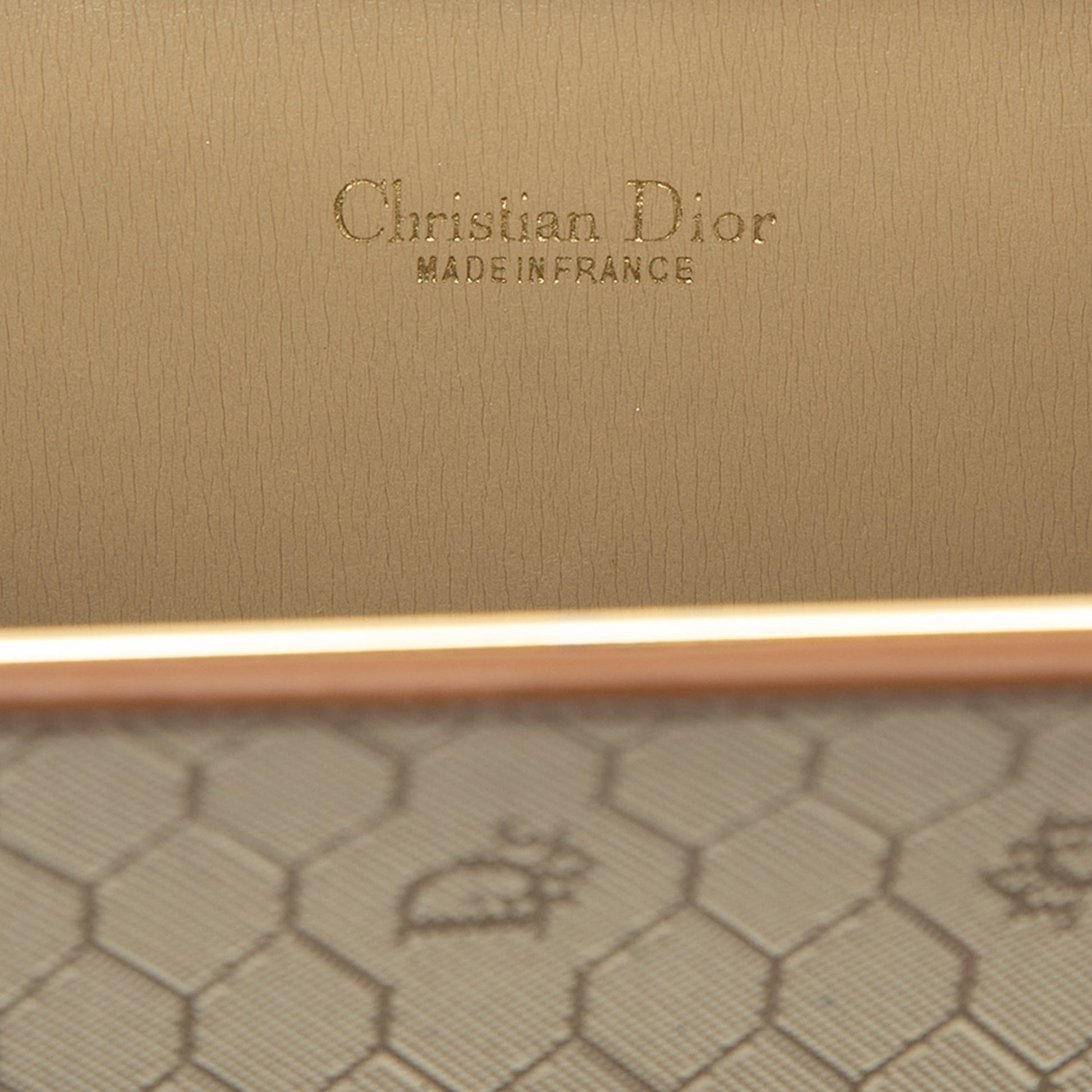 Dior Honeycomb Coated Canvas Chain Crossbody
