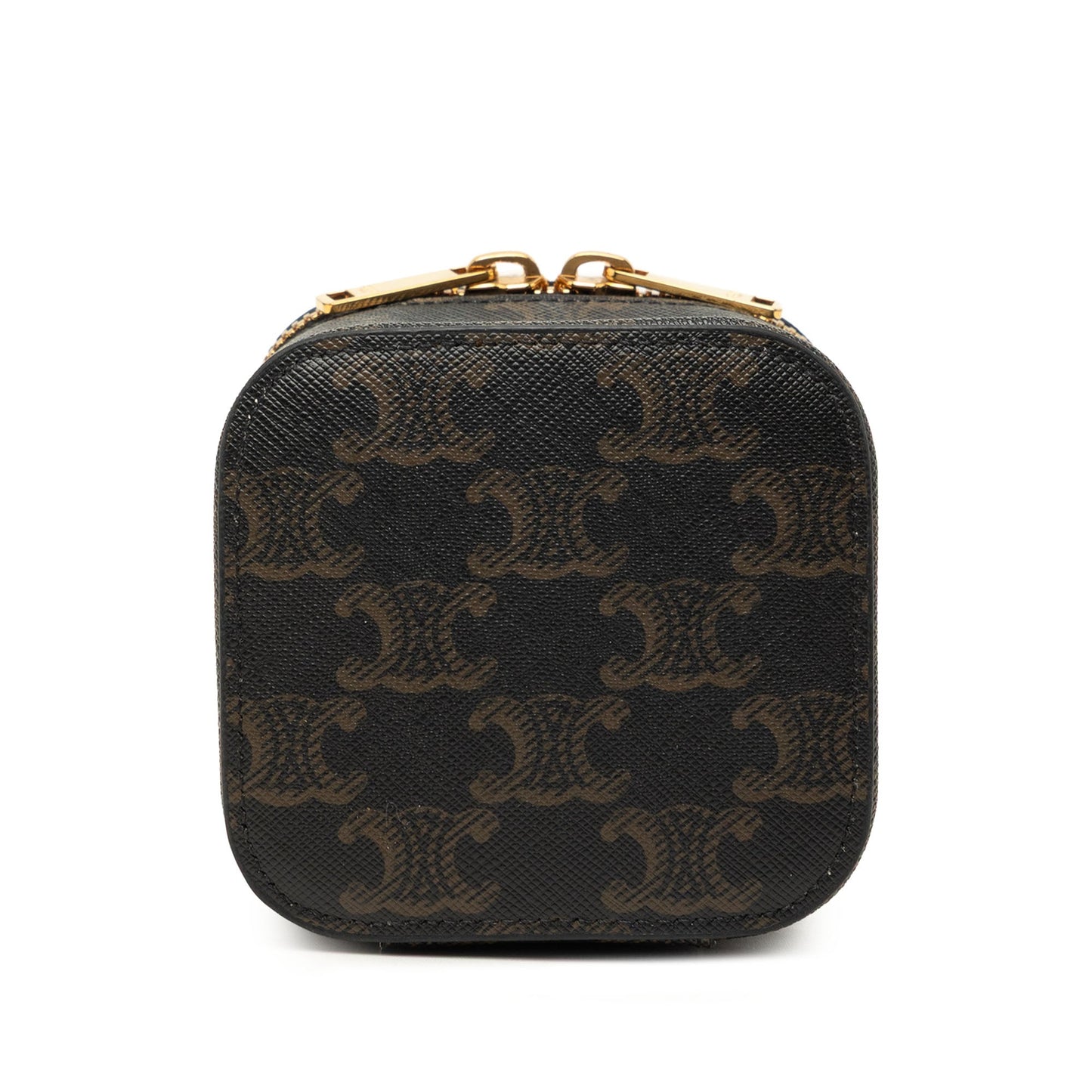 Celine Mini Triomphe Coated Canvas Vanity Case