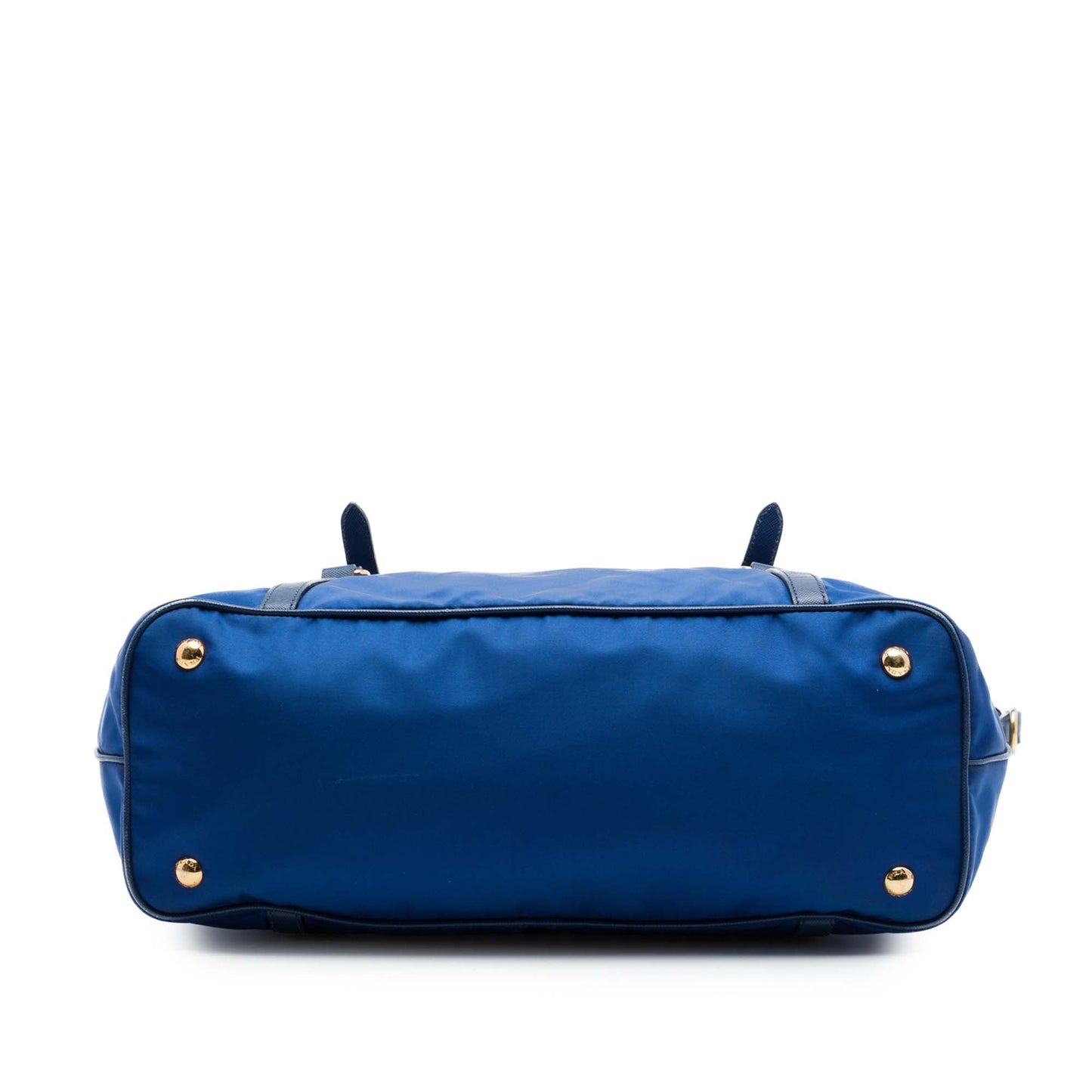 Prada Saffiano Trimmed Tessuto Zip Top Convertible Tote