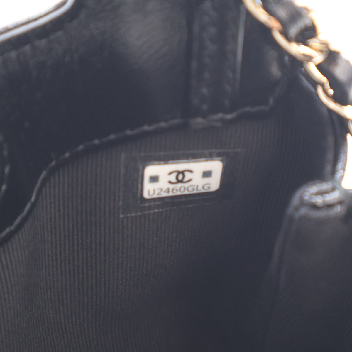 Chanel Micro Shiny Lambskin 31 Clutch with Chain