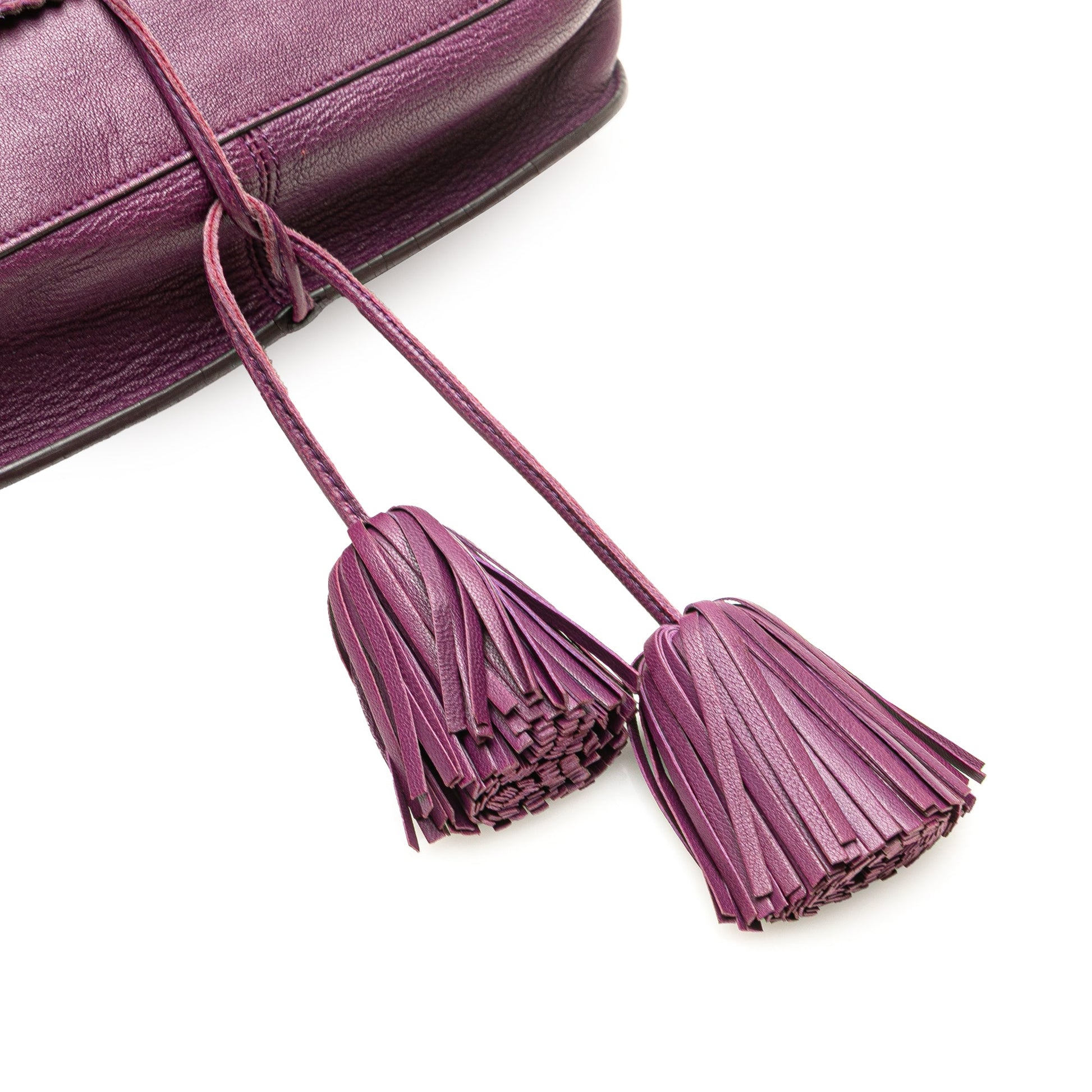 LOEWE Nappa Anagram Tassel Crossbody