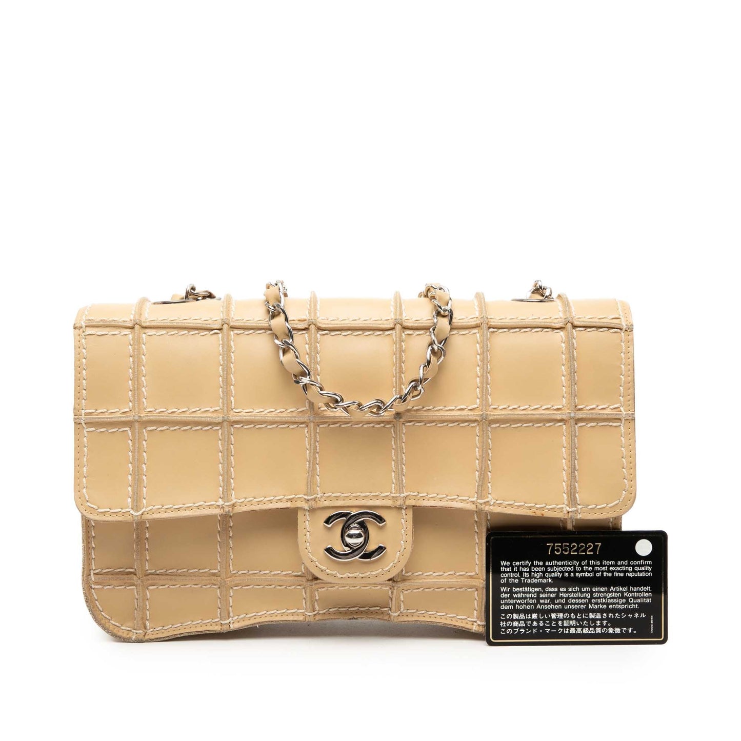 Chanel Medium Reverse Stitch Calfskin Single Flap