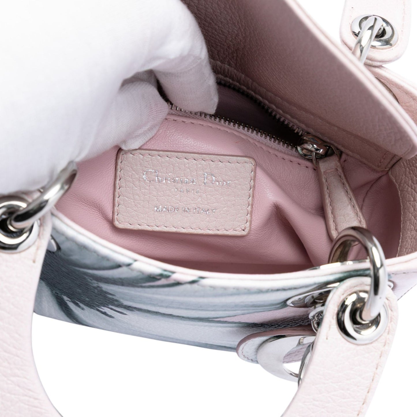 Mini Deerskin Floral Printed Lady Dior