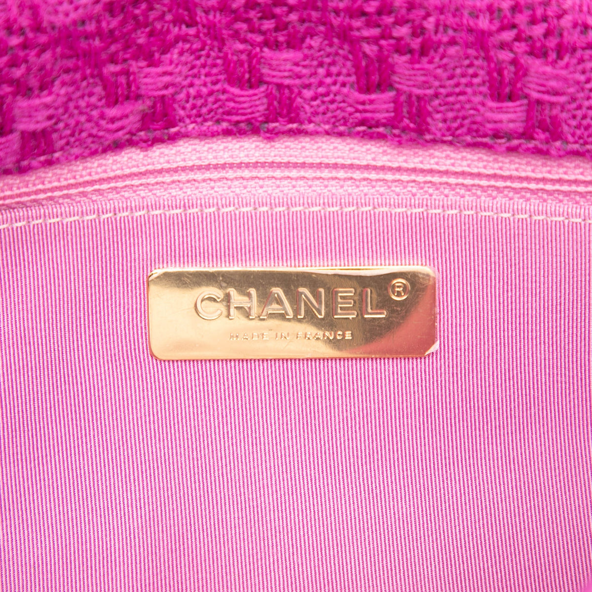 Chanel Large Tweed 19 Flap