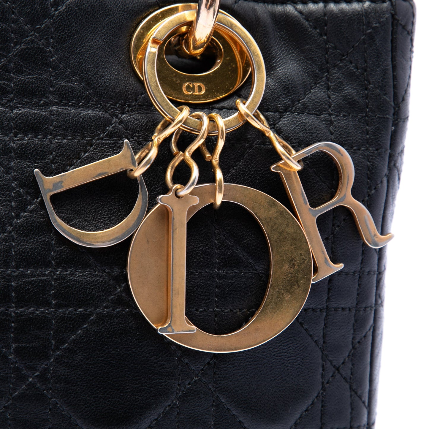 Dior Medium Lambskin Cannage Lady Dior
