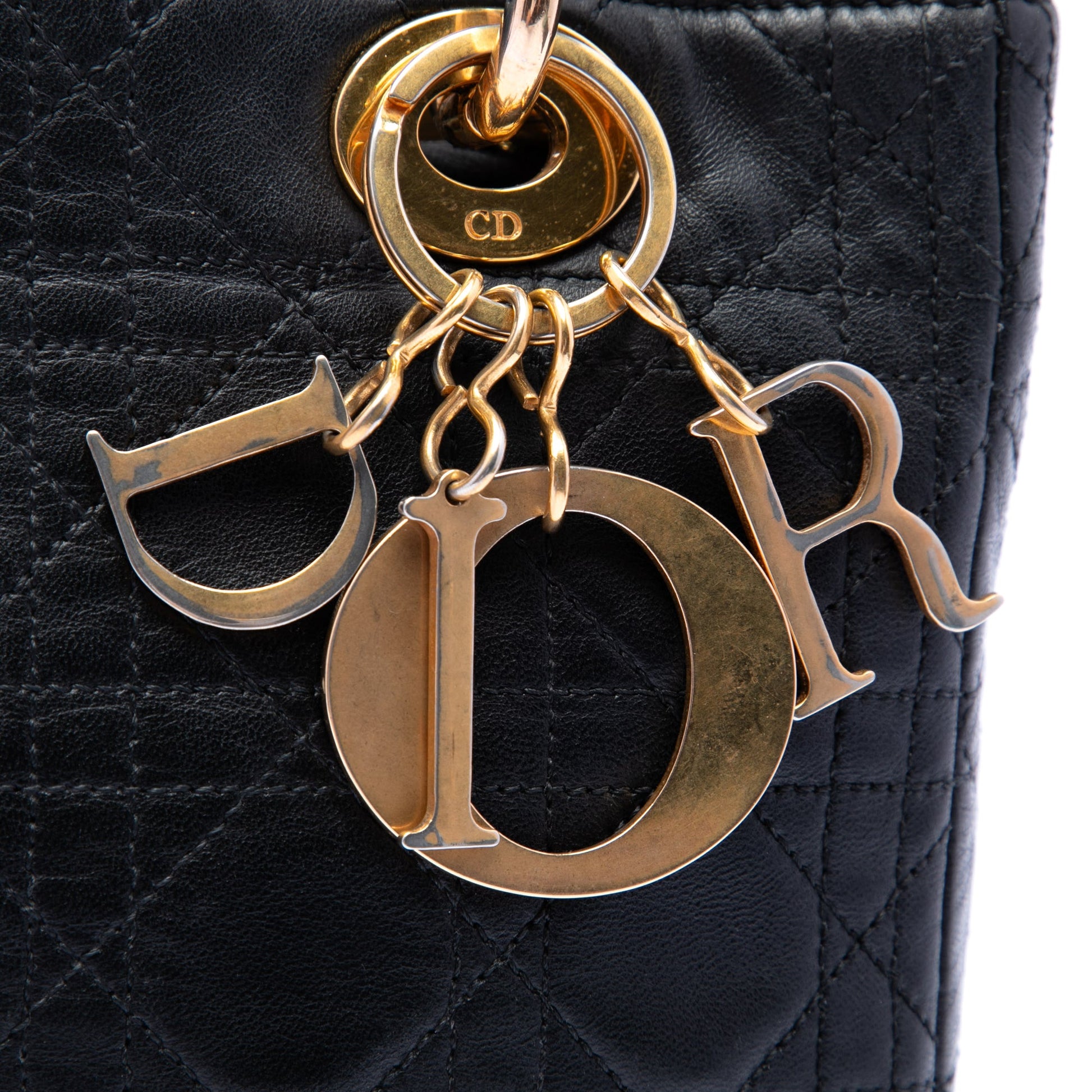 Dior Medium Lambskin Cannage Lady Dior