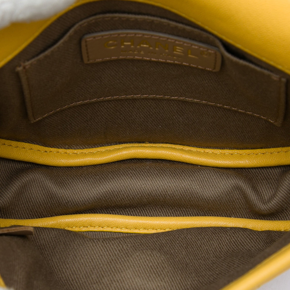 Chanel Stitched Goatskin Casual Trip Flap