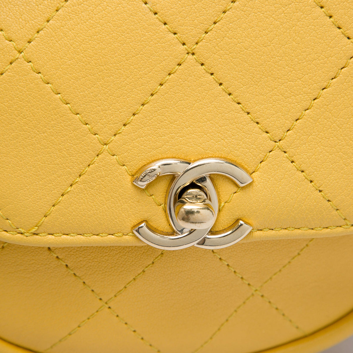 Chanel Stitched Goatskin Casual Trip Flap