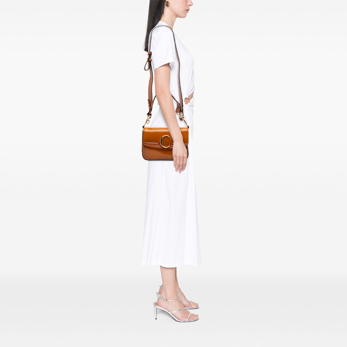 Chloé Small Spazzolato Sfumato C Double Carry Satchel