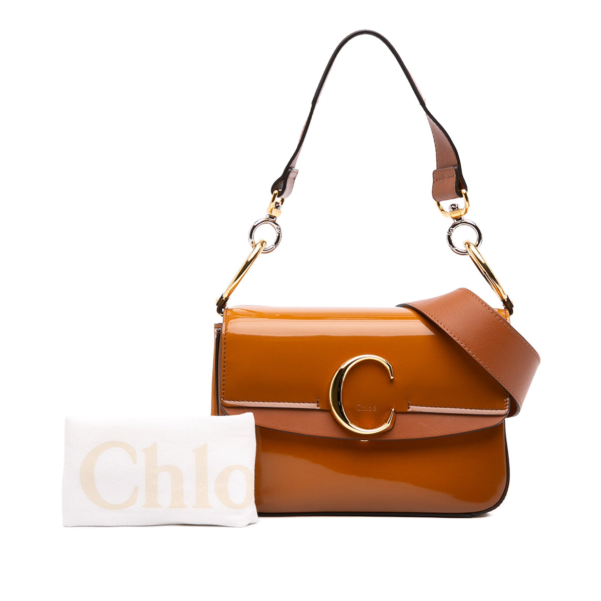 Chloé Small Spazzolato Sfumato C Double Carry Satchel