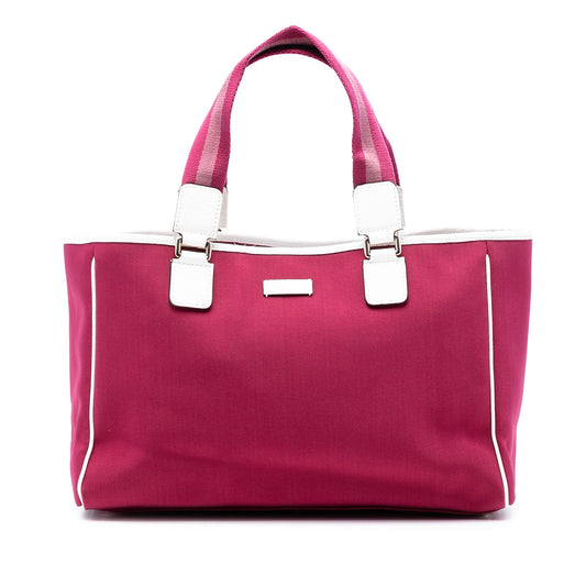Gucci Canvas Web Tote