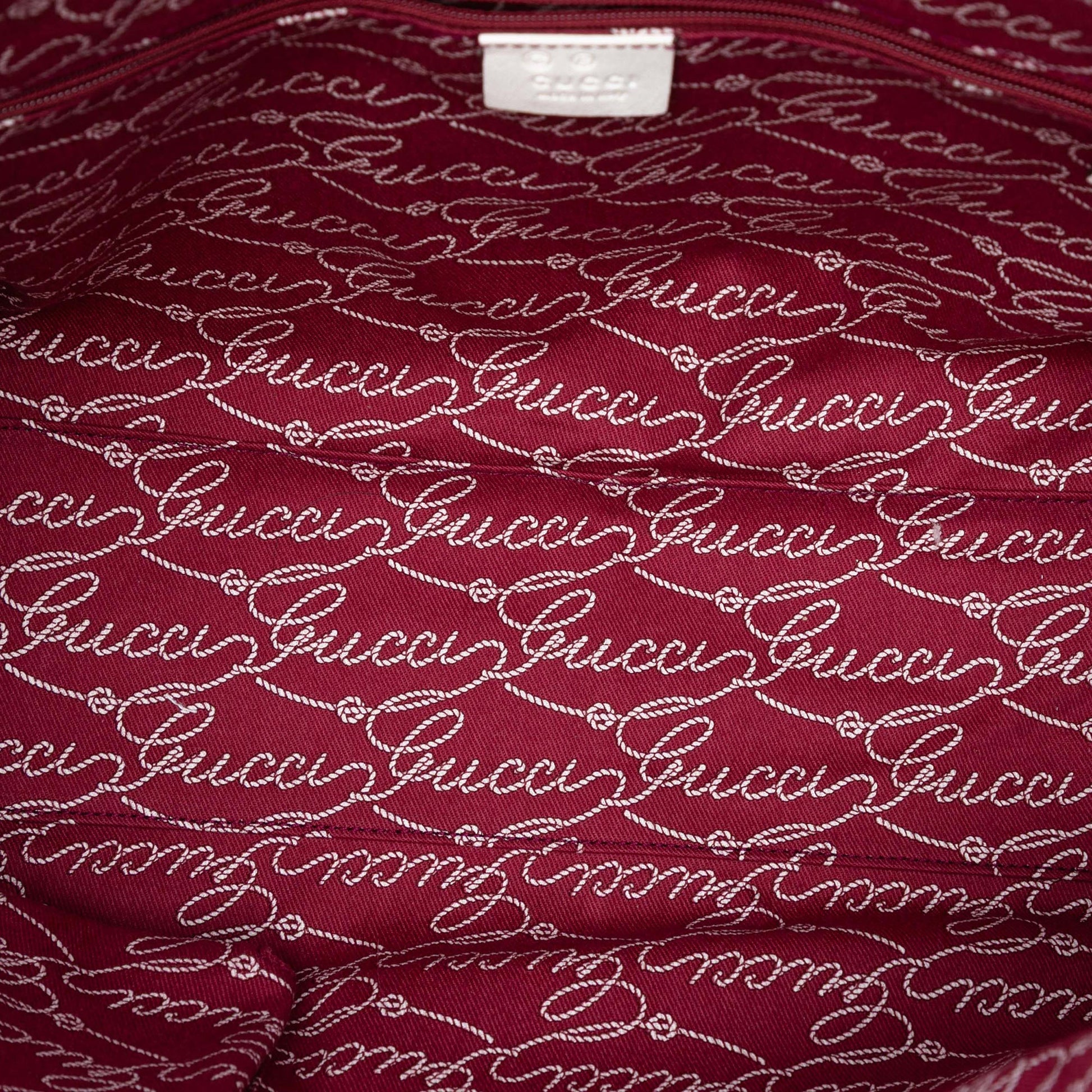 Gucci Canvas Web Tote