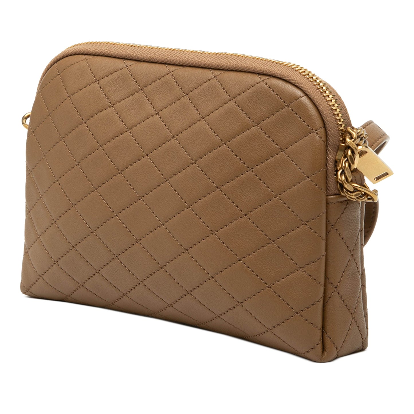 Mini Quilted Lambskin Gaby Zippered Pouch