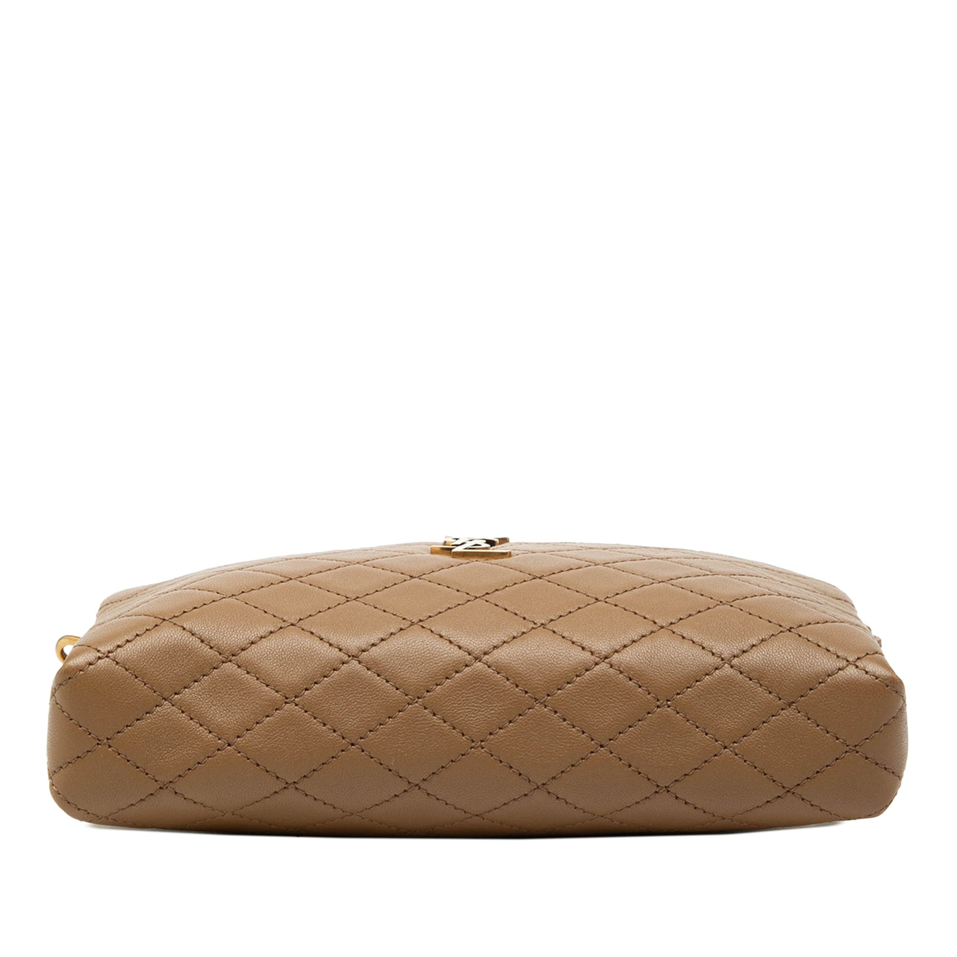 Mini Quilted Lambskin Gaby Zippered Pouch