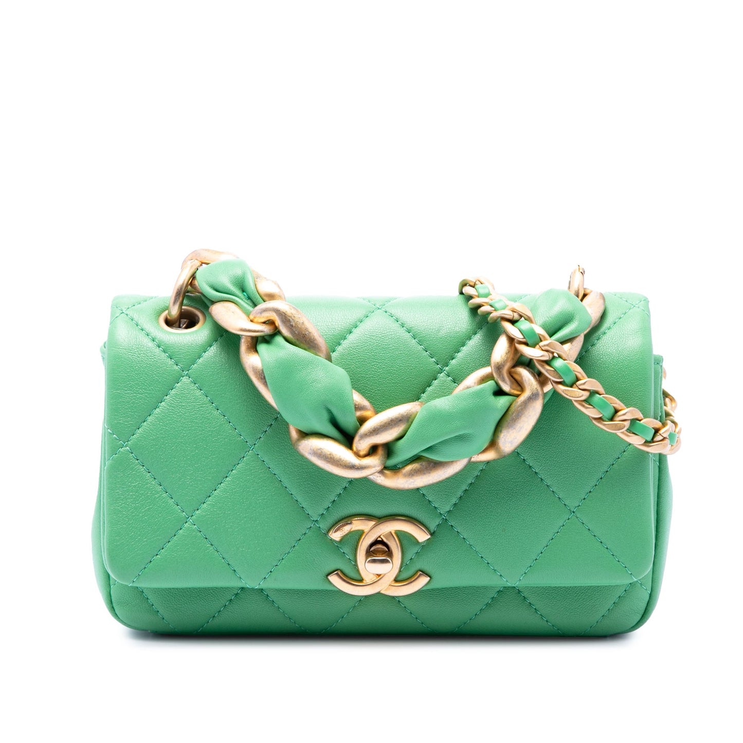 Chanel Small Quilted Lambskin Chain Is More Flap