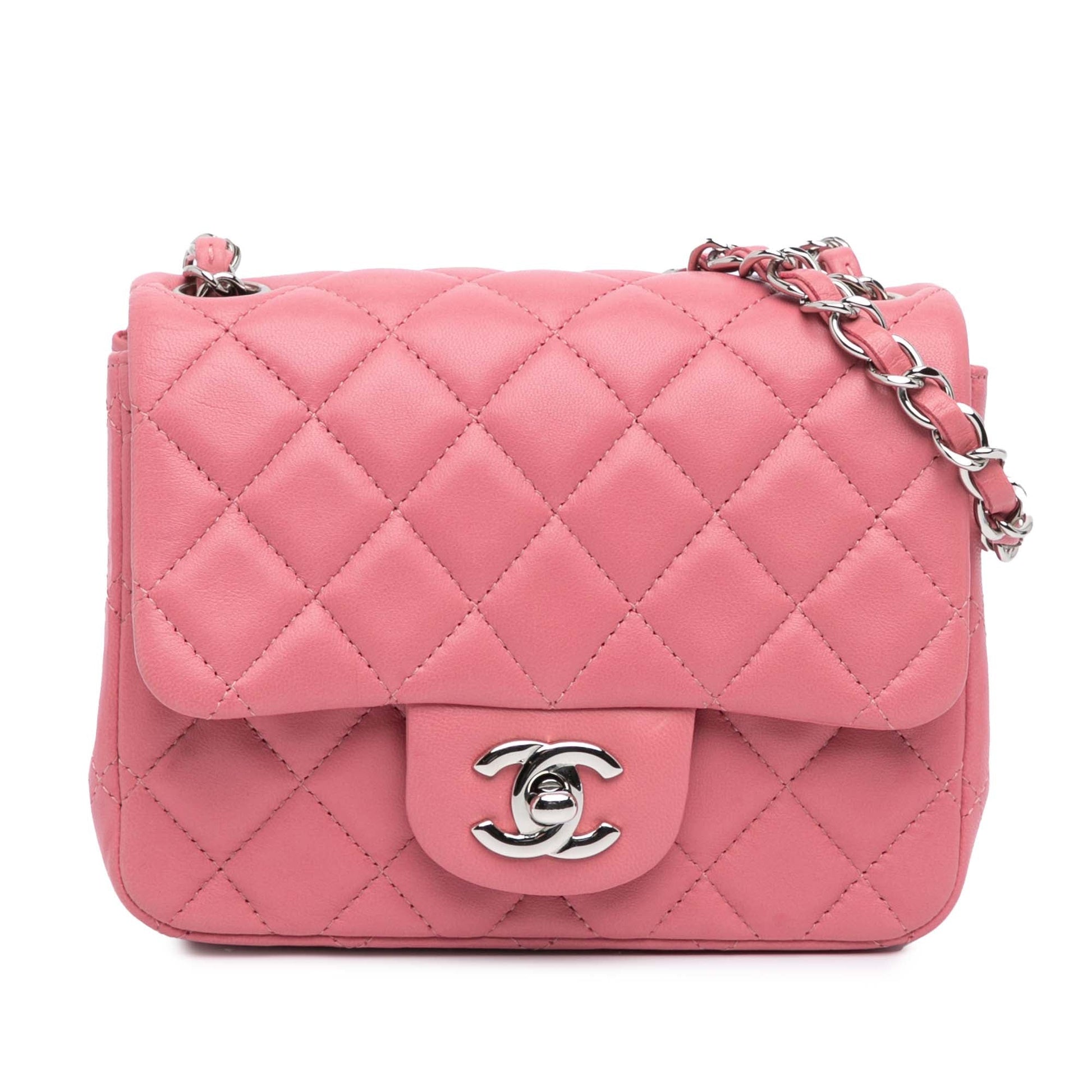 Chanel Mini Square Classic Lambskin Single Flap