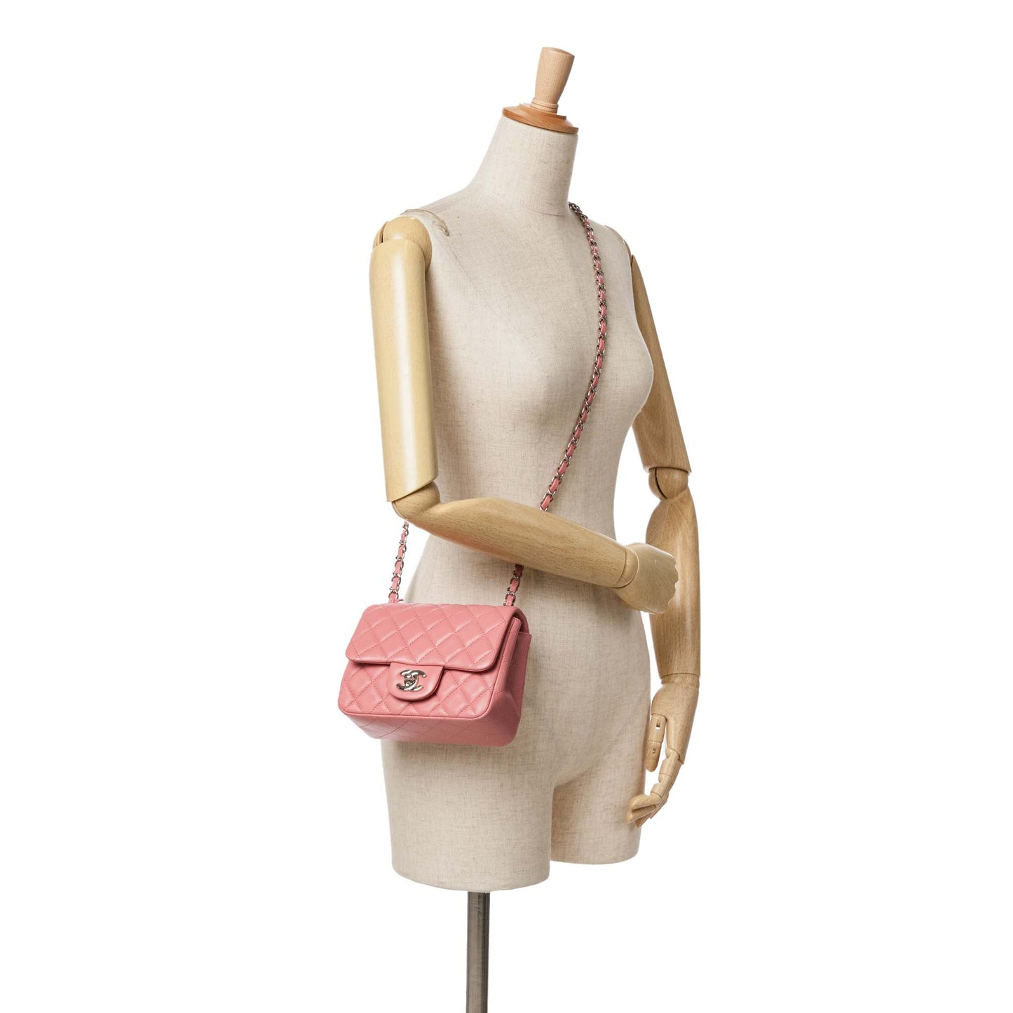 Chanel Mini Square Classic Lambskin Single Flap