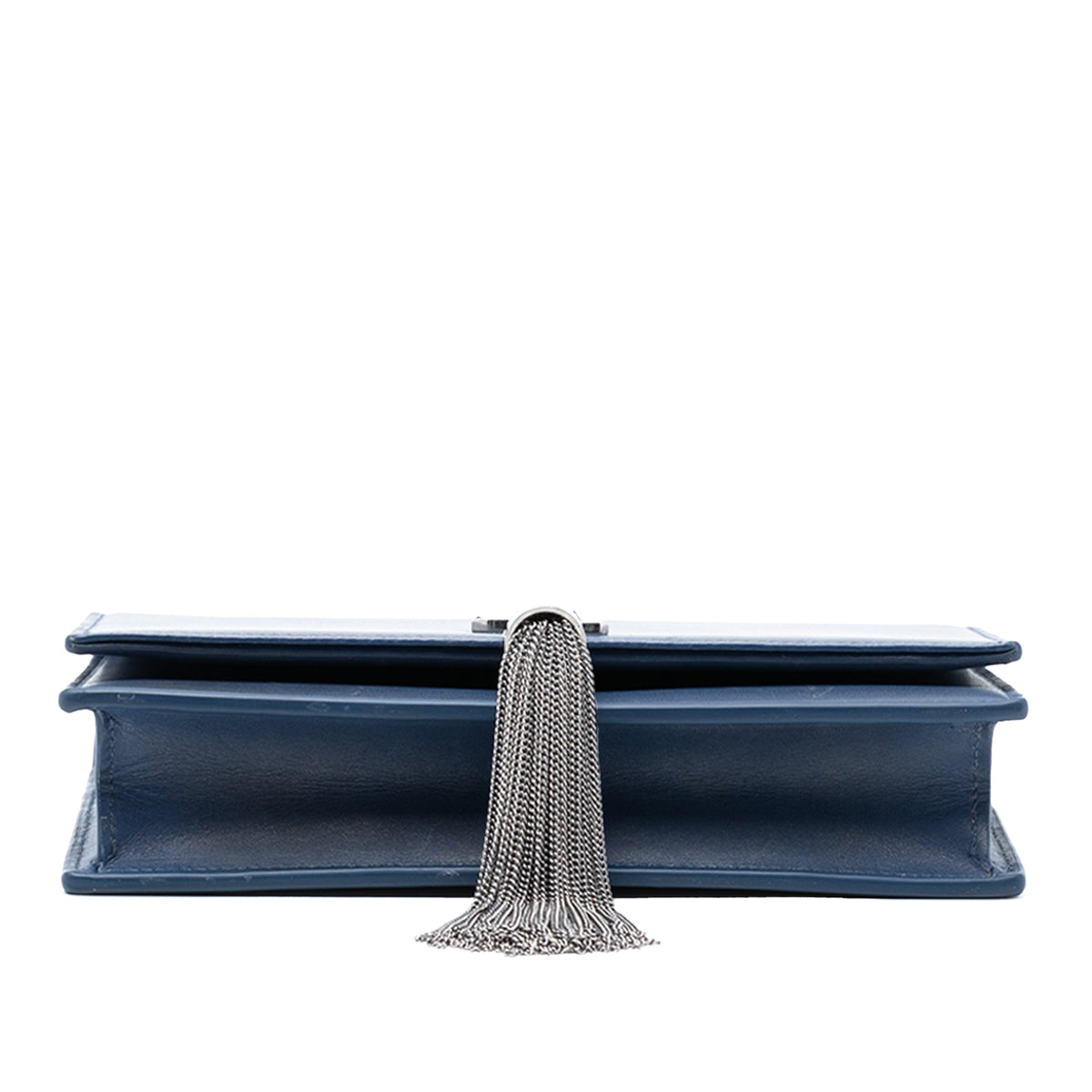 Saint Laurent Smooth Calfskin Monogram Kate Tassel Wallet on Chain