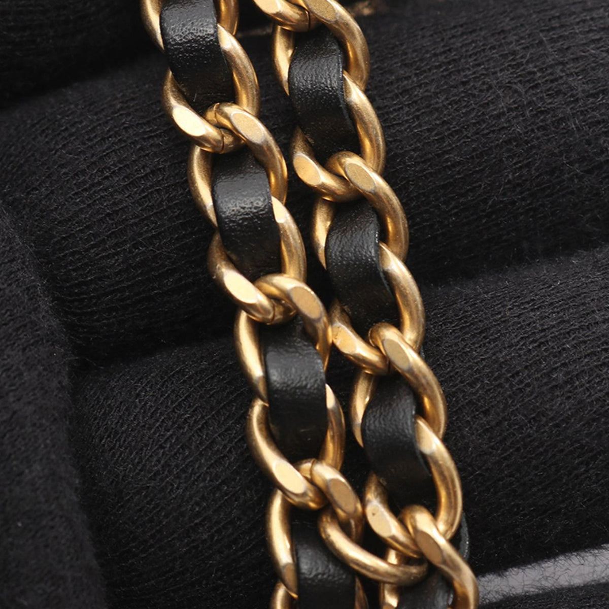 Chanel CC Square Quilted Caviar Wallet on Chain