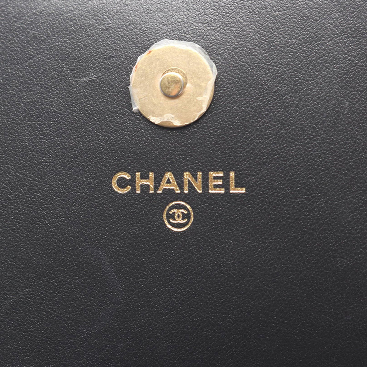 Chanel CC Square Quilted Caviar Wallet on Chain