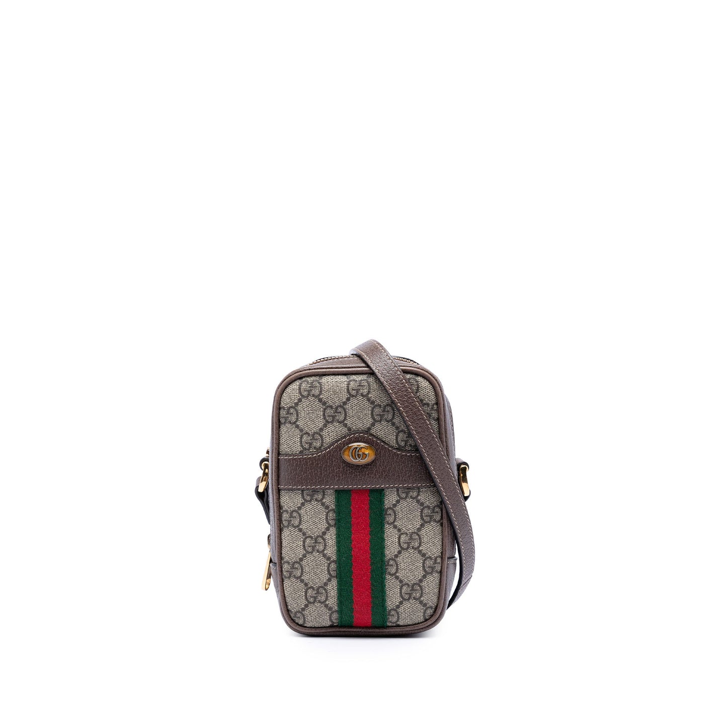 Gucci GG Supreme Web Ophidia Double Zip Crossbody